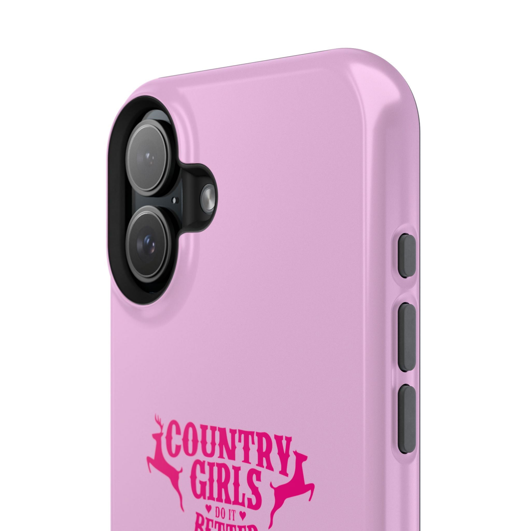 Country Girls Do It Better Pink Impact-Resistant Phone Case