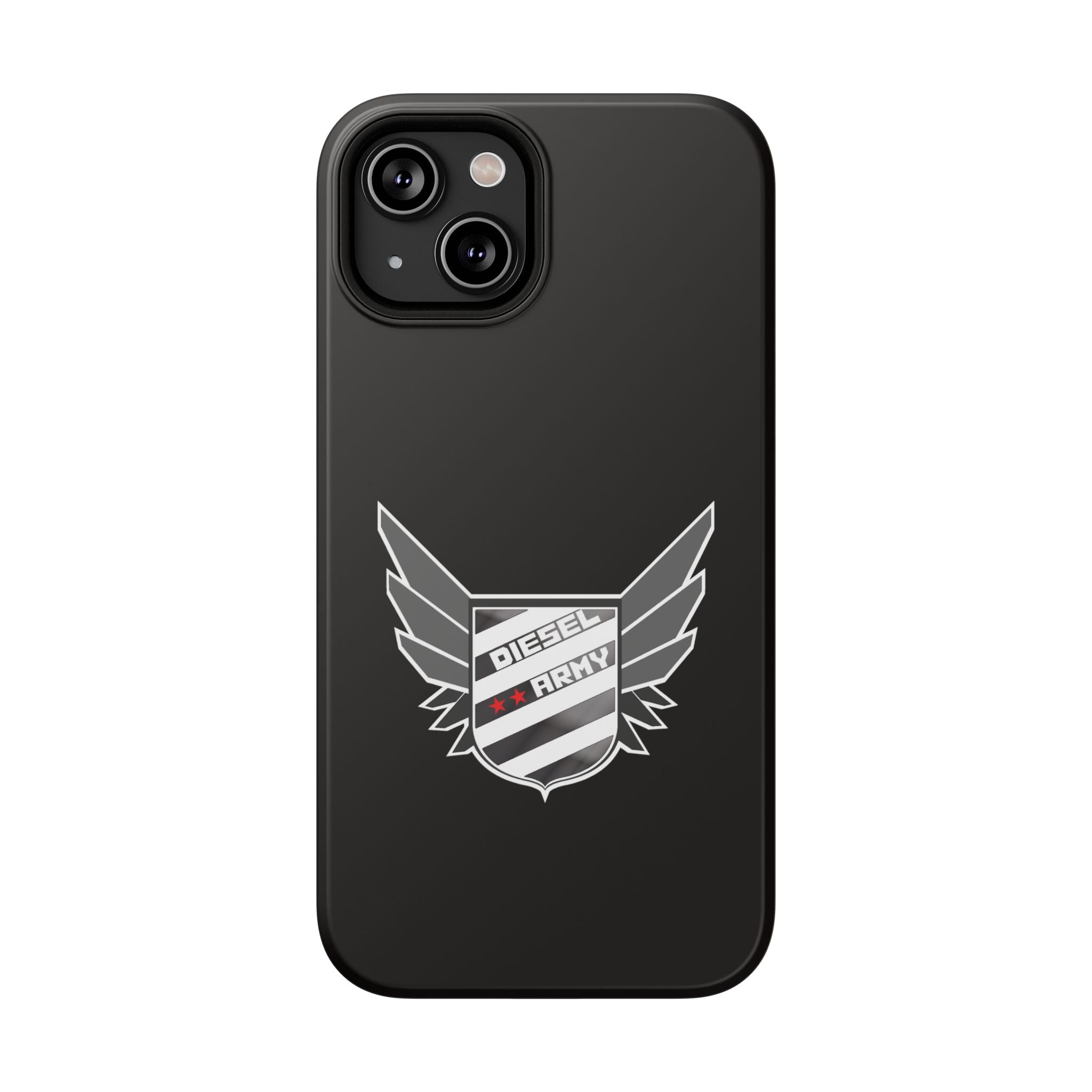 Phone Case — Black Diesel Army Emblem Impact-Resistant Case
