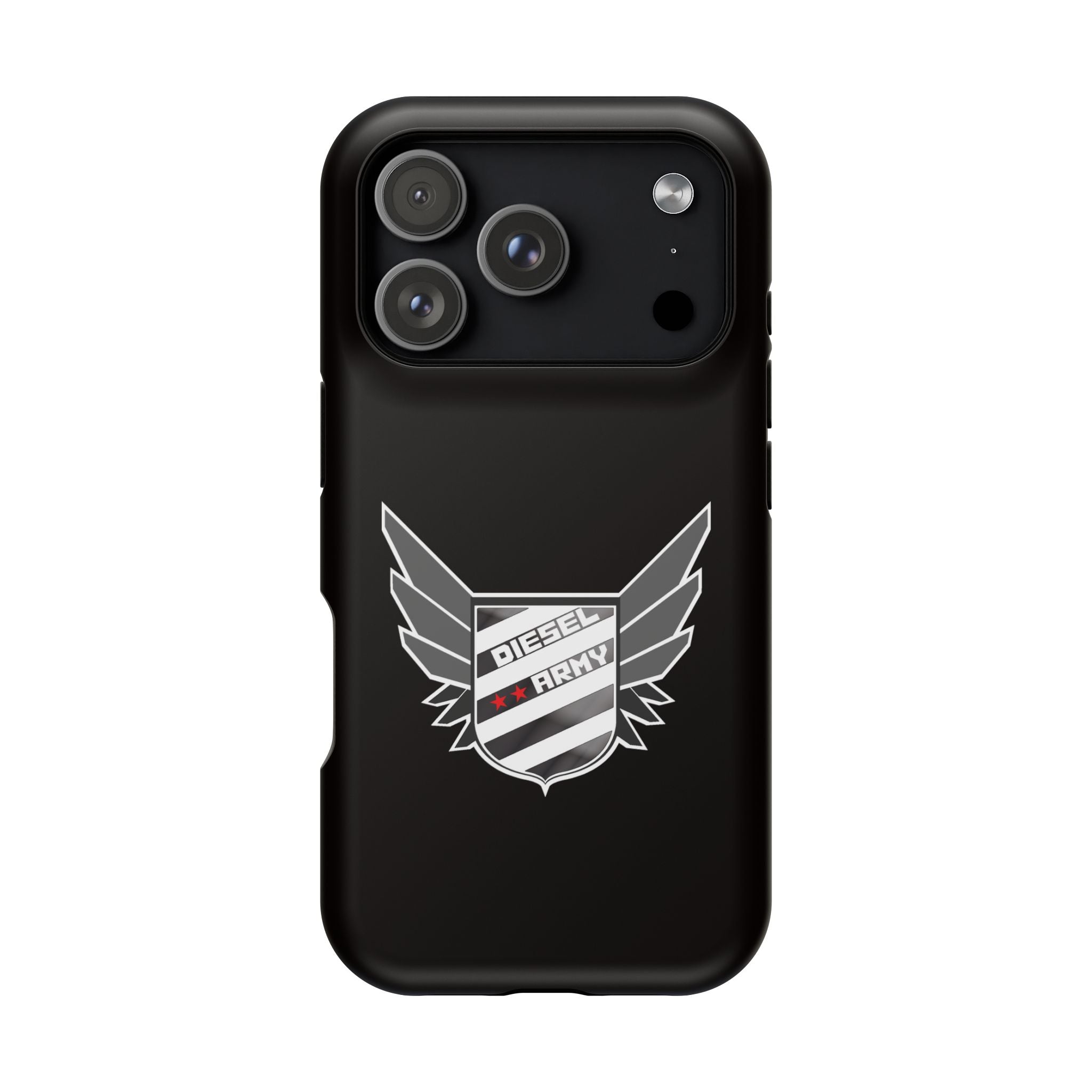 Phone Case — Black Diesel Army Emblem Impact-Resistant Case
