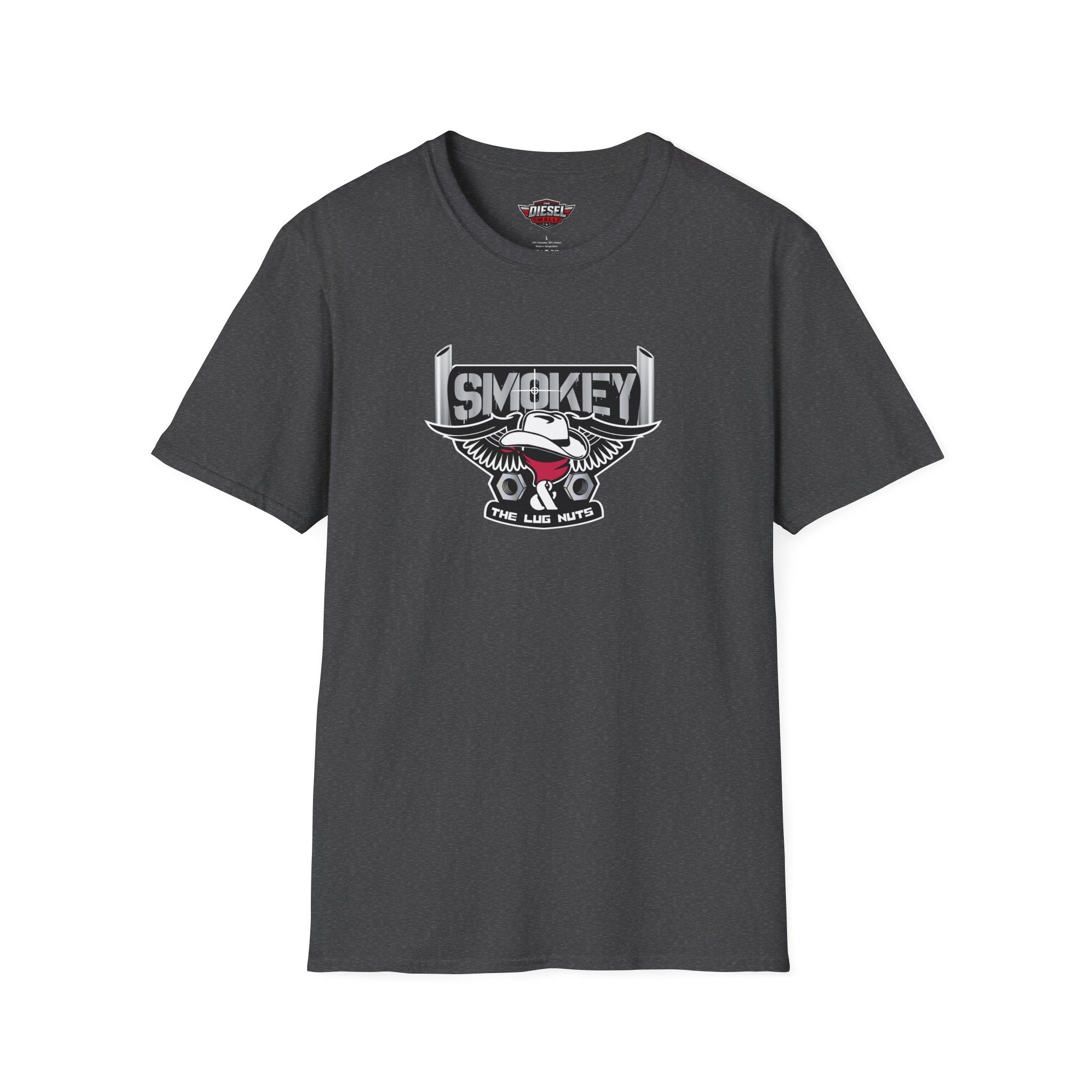 Smokey Motorcycle Eagle T-Shirt — Retro Biker Emblem Tee