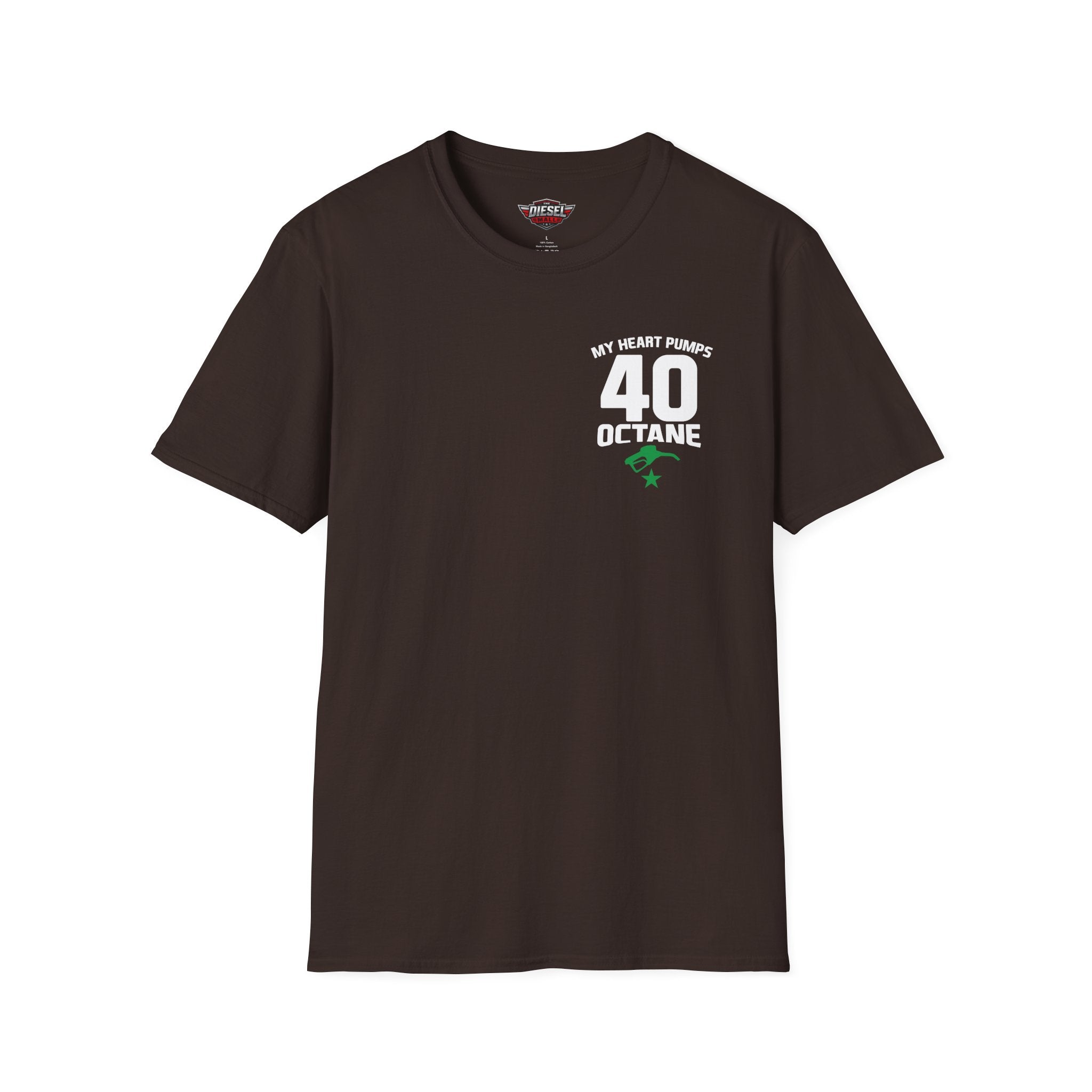 My Heart Pumps 40 Octane T-Shirt — Racing Enthusiast 40th Birthday Tee