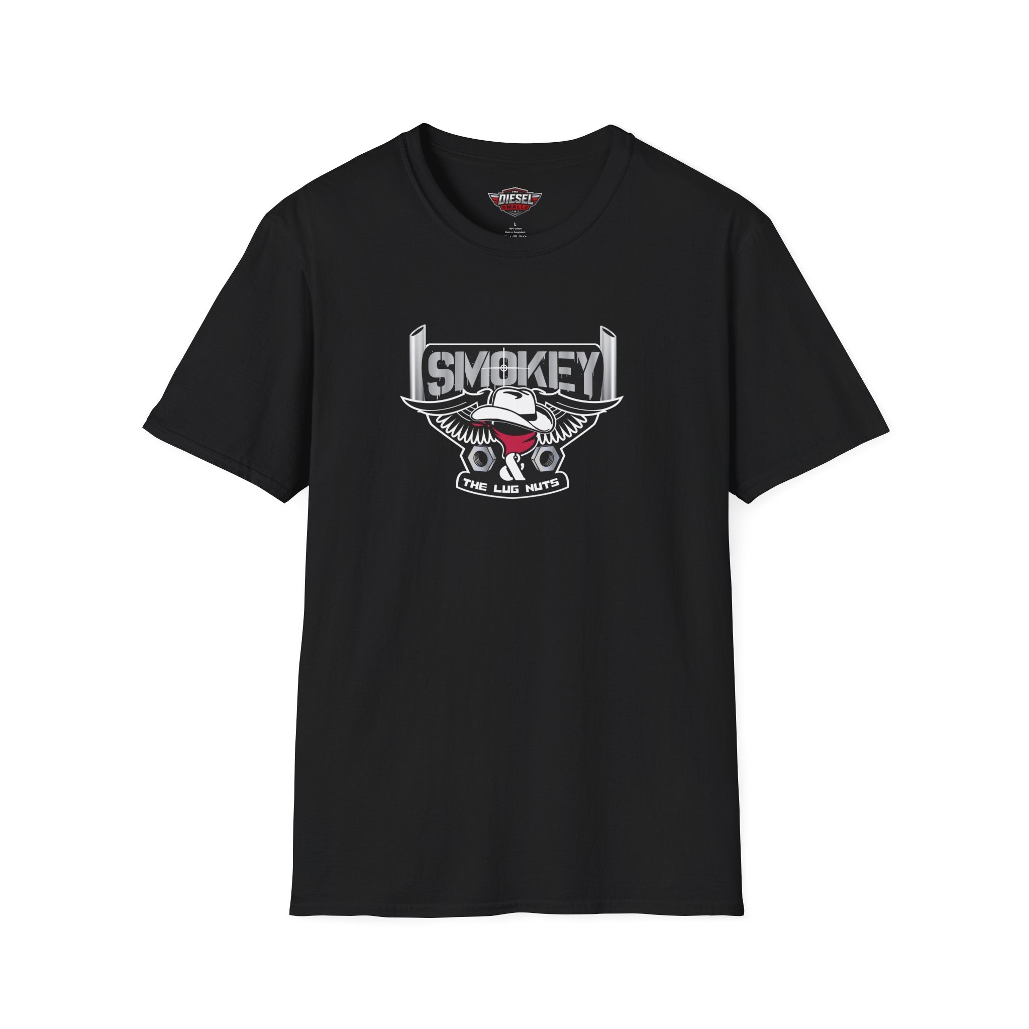 Smokey Motorcycle Eagle T-Shirt — Retro Biker Emblem Tee