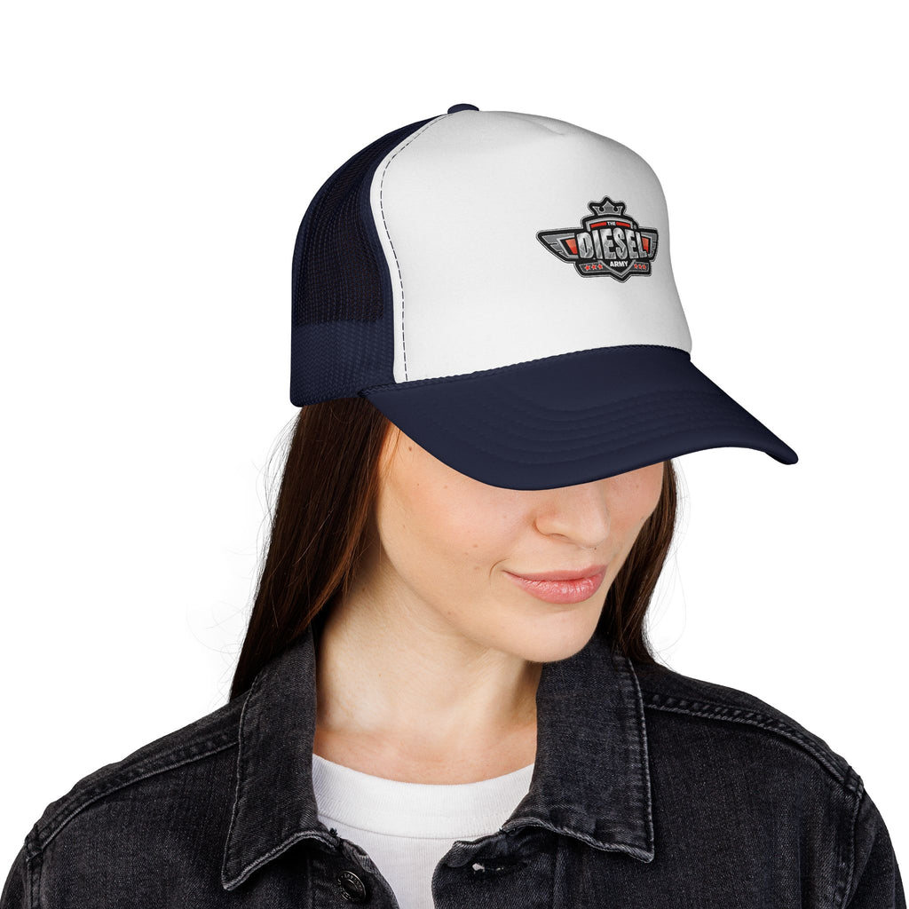 Diesel Badge Trucker Cap – Vintage Automotive Logo Snapback