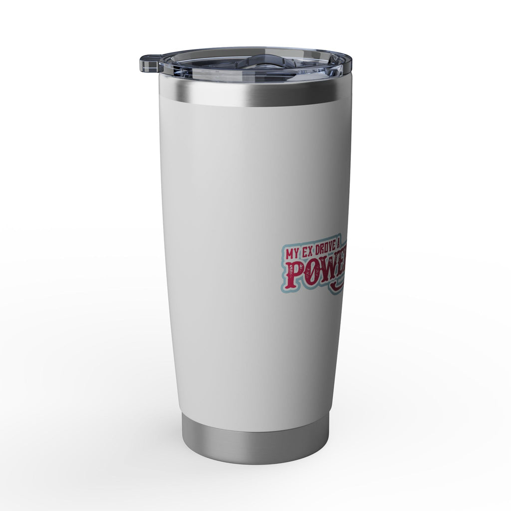 20oz Tumbler — Retro “Powerstroke” Script Stainless Steel Travel Cup