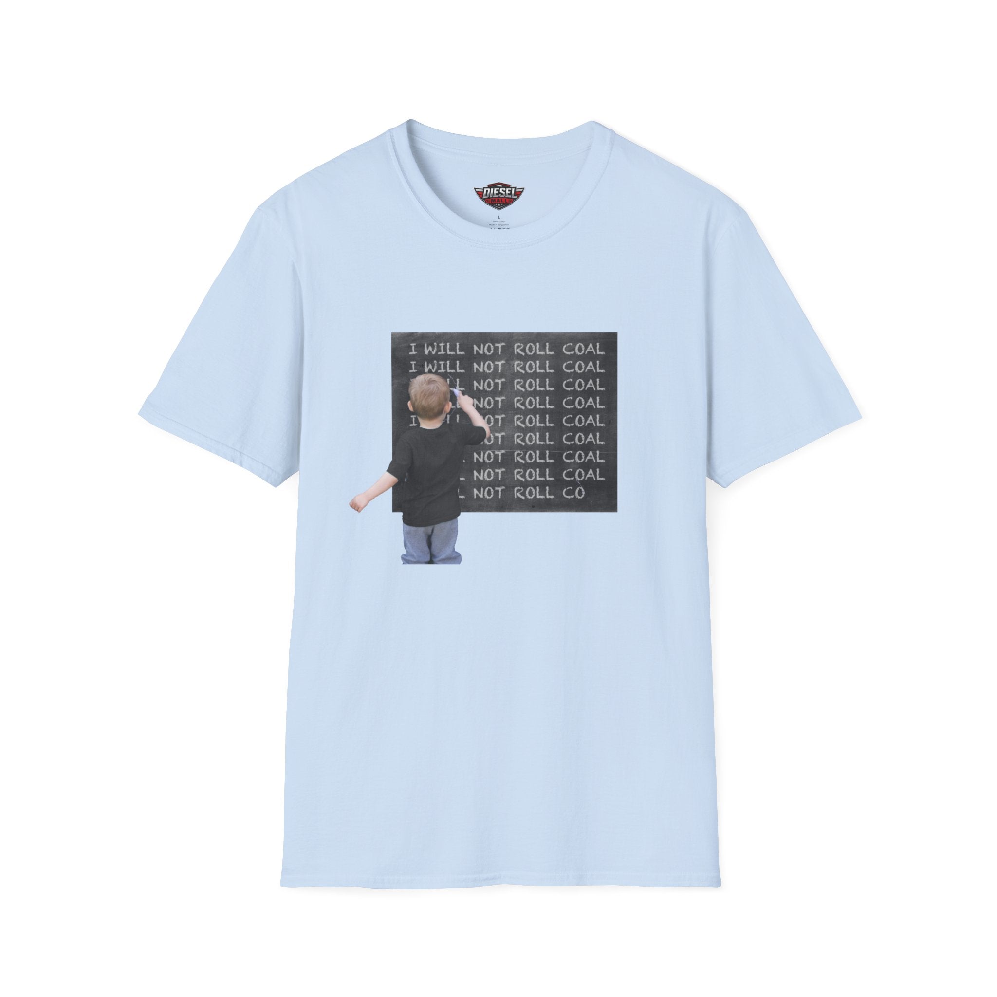 Chalkboard Kid 'I Will Not Roll Coal' T-Shirt