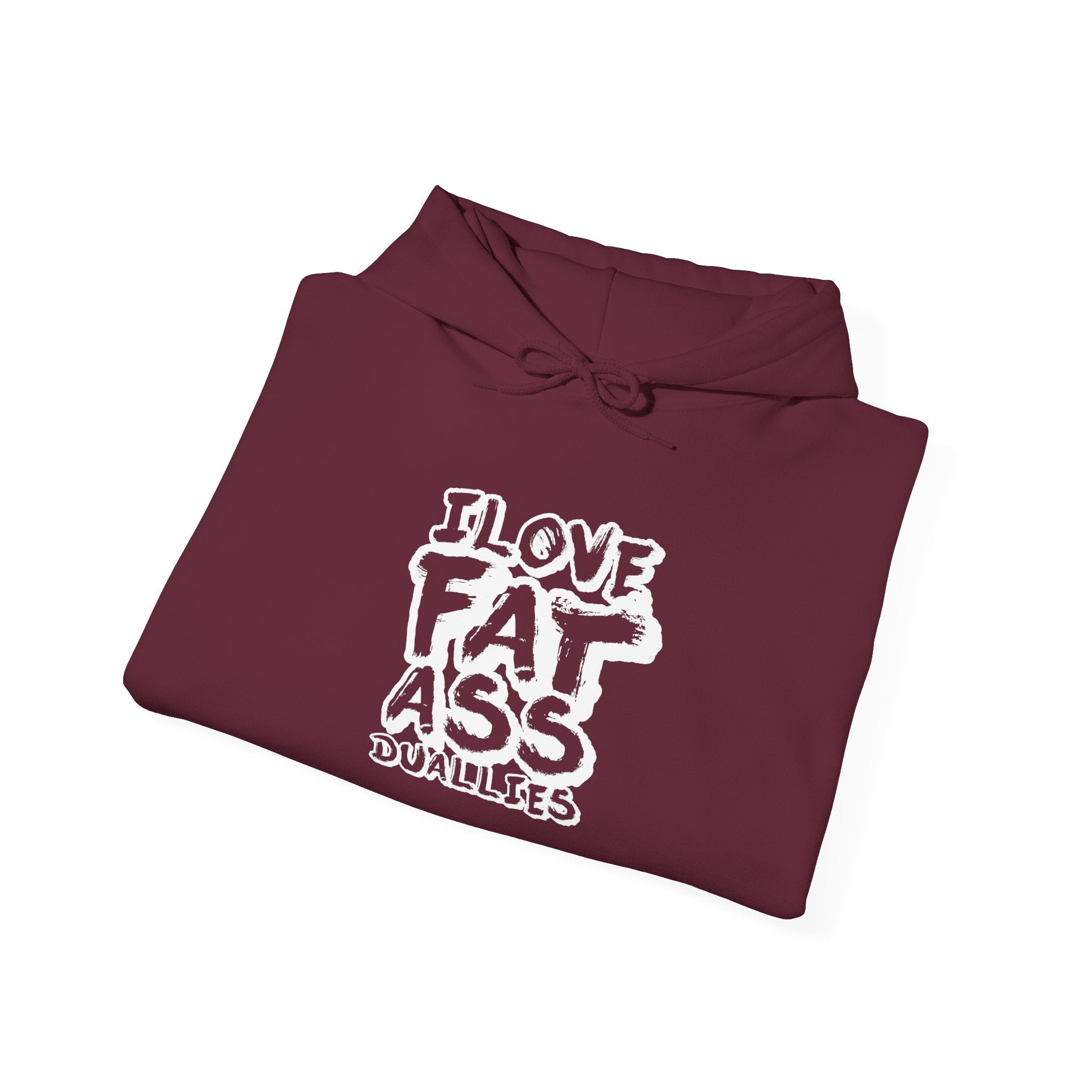 I Love Fat Ass Hoodie — Bold Streetwear Graphic Pullover