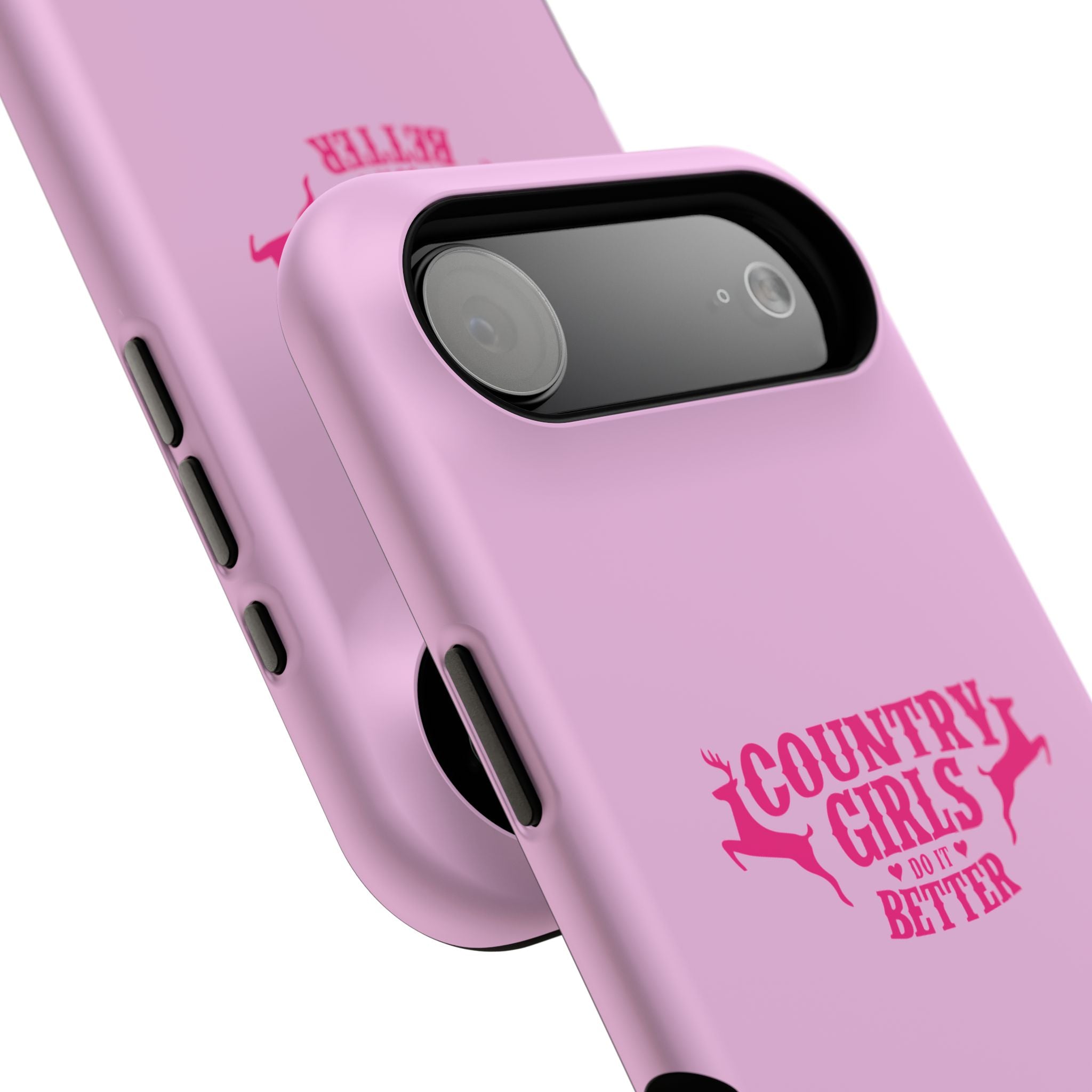 Country Girls Do It Better Pink Impact-Resistant Phone Case