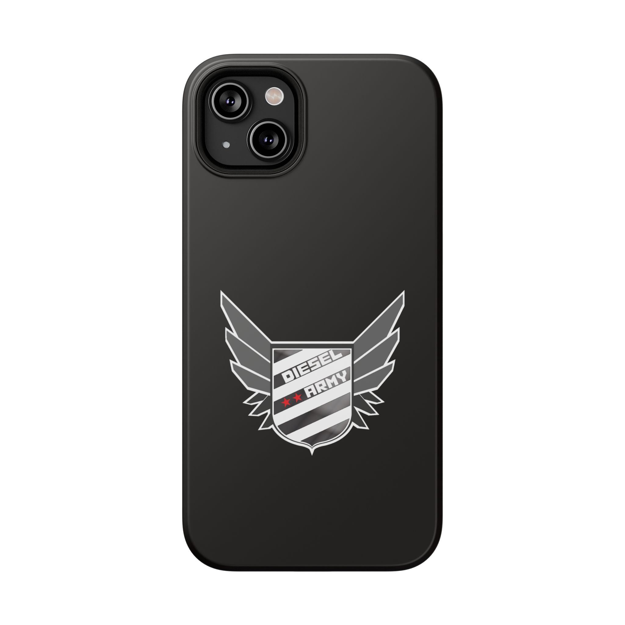Phone Case — Black Diesel Army Emblem Impact-Resistant Case