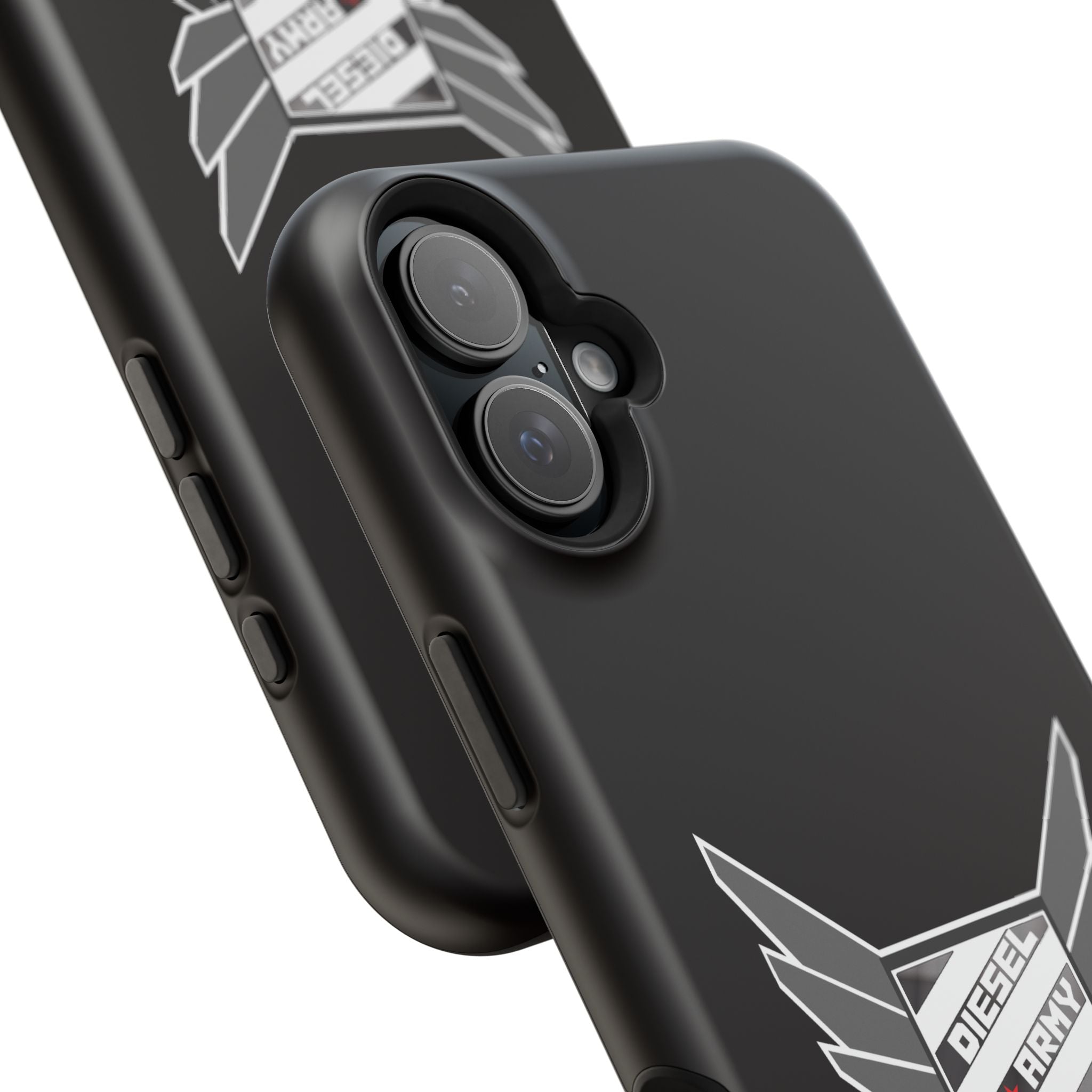 Phone Case — Black Diesel Army Emblem Impact-Resistant Case