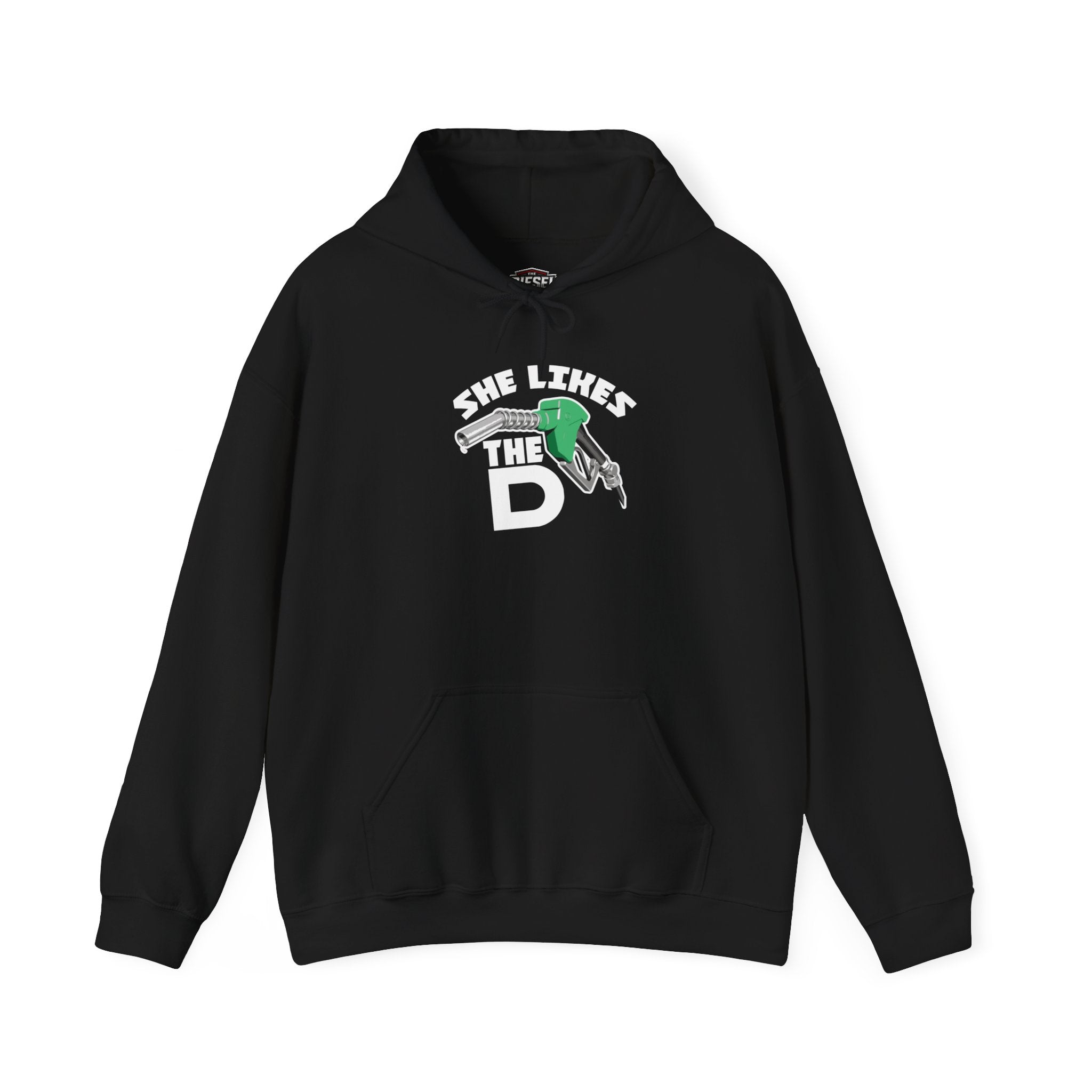Hoodie - “She Likes the D” St. Patrick’s Day Lucky Beer Shamrock Hooded Sweatshirt