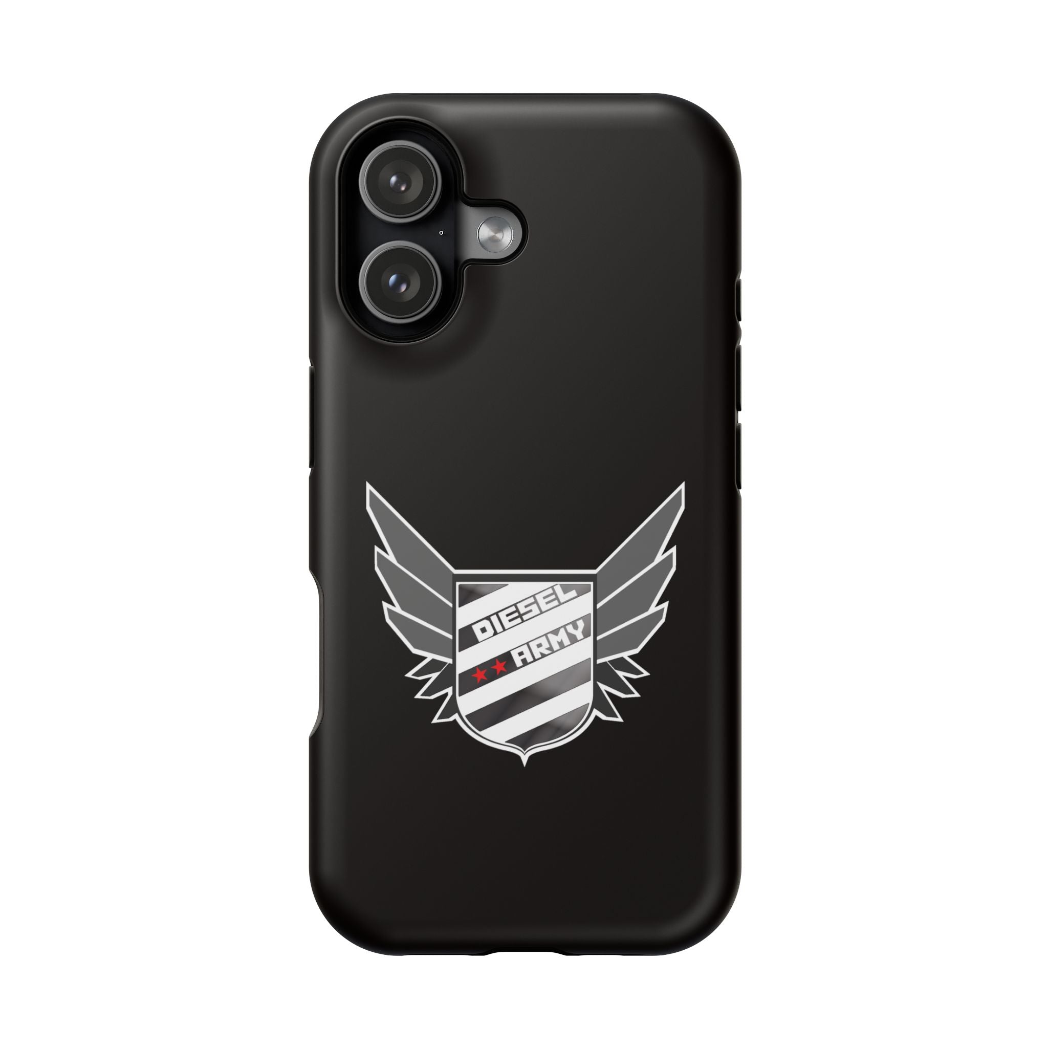 Phone Case — Black Diesel Army Emblem Impact-Resistant Case