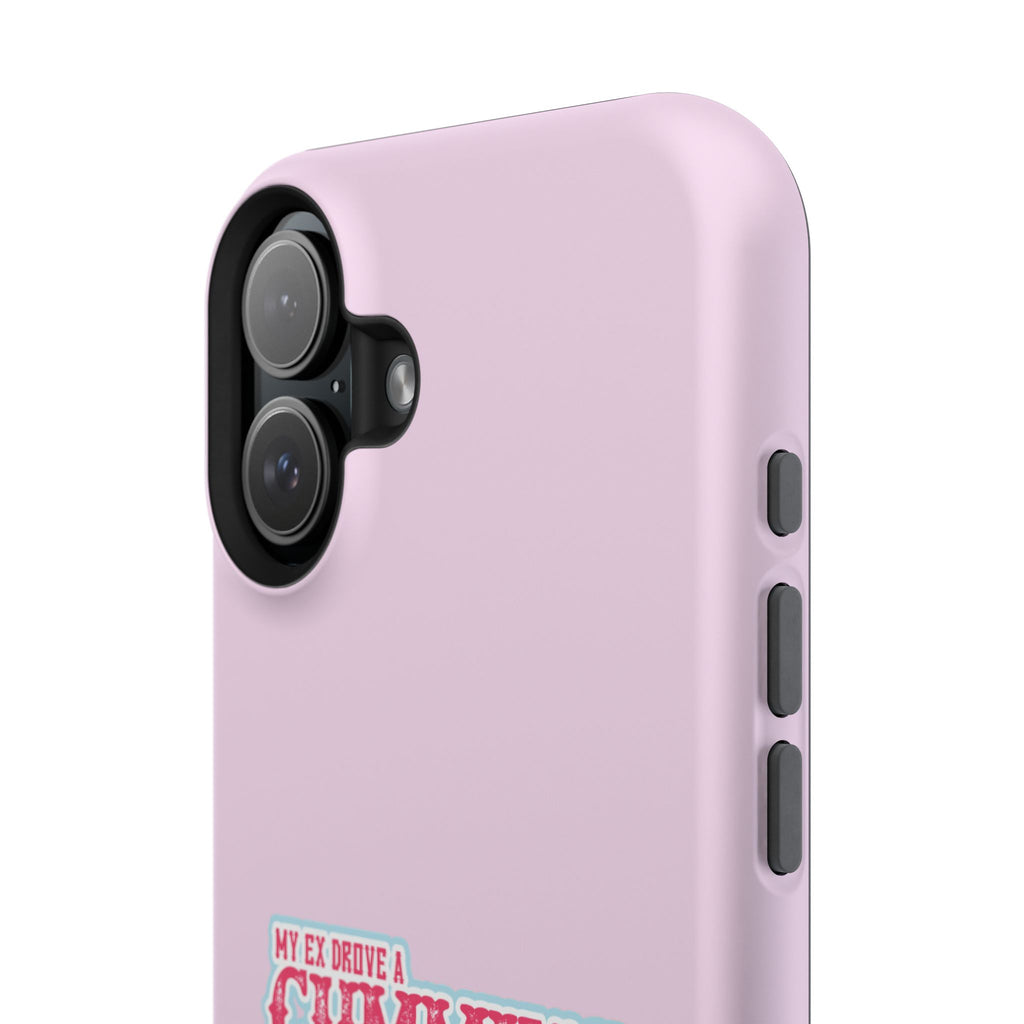 Impact-Resistant Phone Case — "My Ex Drove a Cummins" Pink Protective Cover