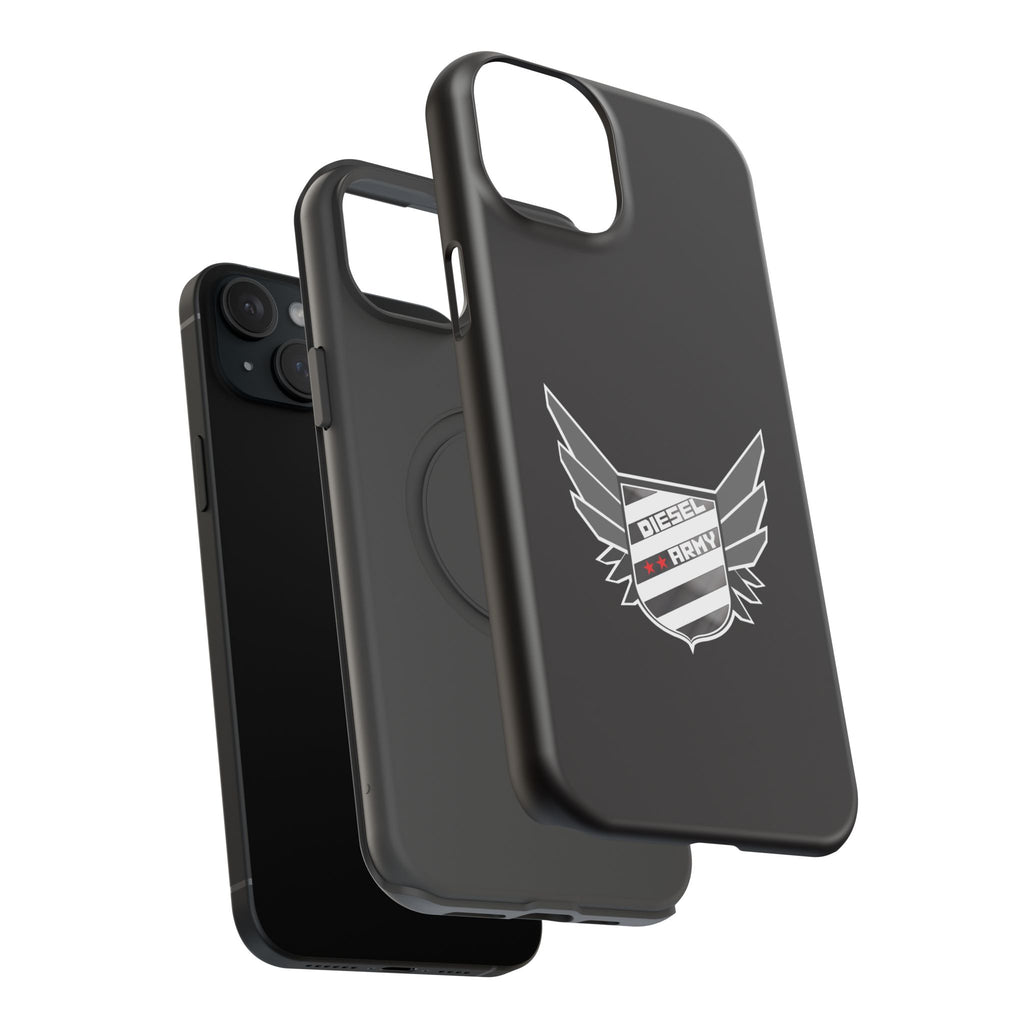 Phone Case — Black Diesel Army Emblem Impact-Resistant Case