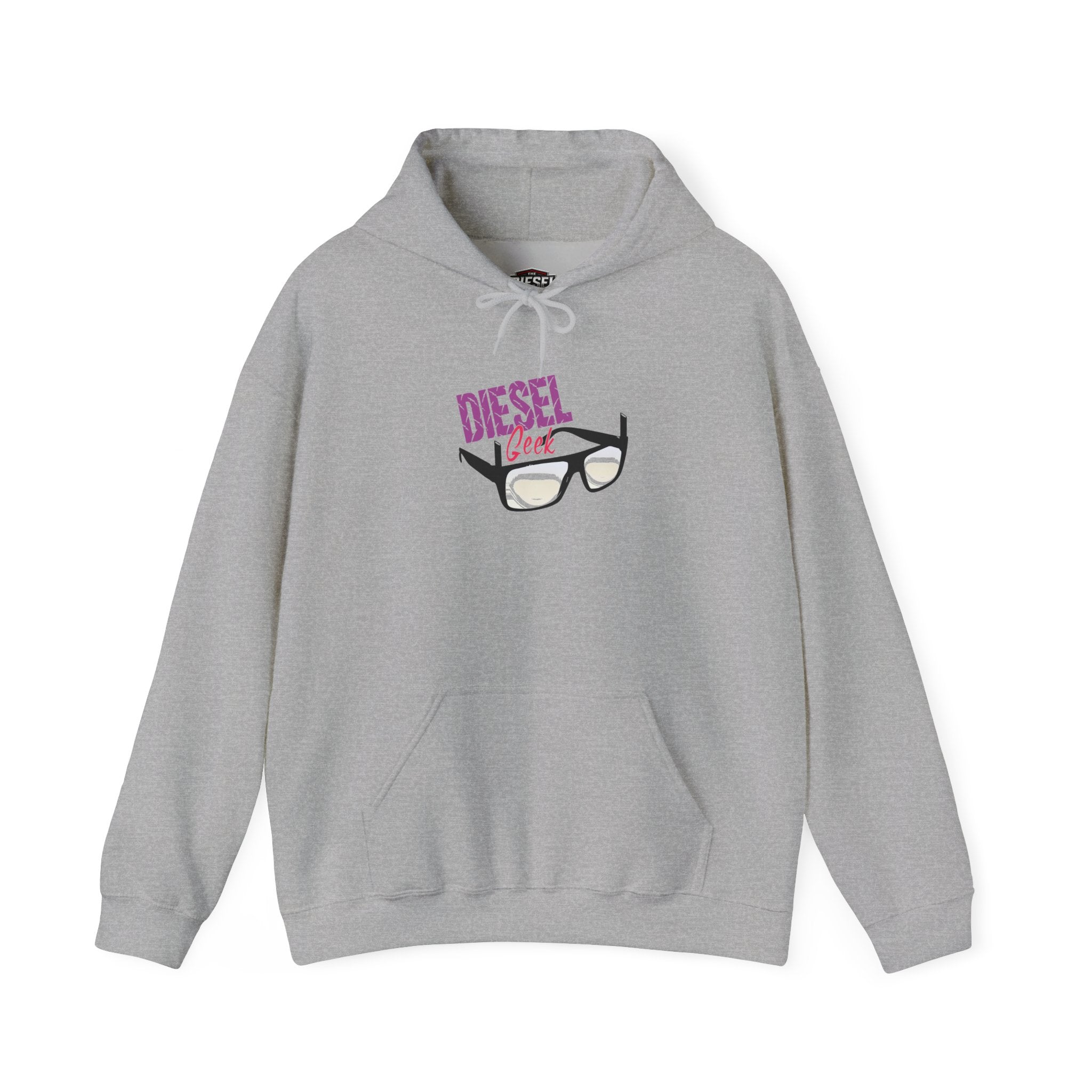 Diesel Dad Hoodie - 'Diesel' Glasses Graphic Pullover