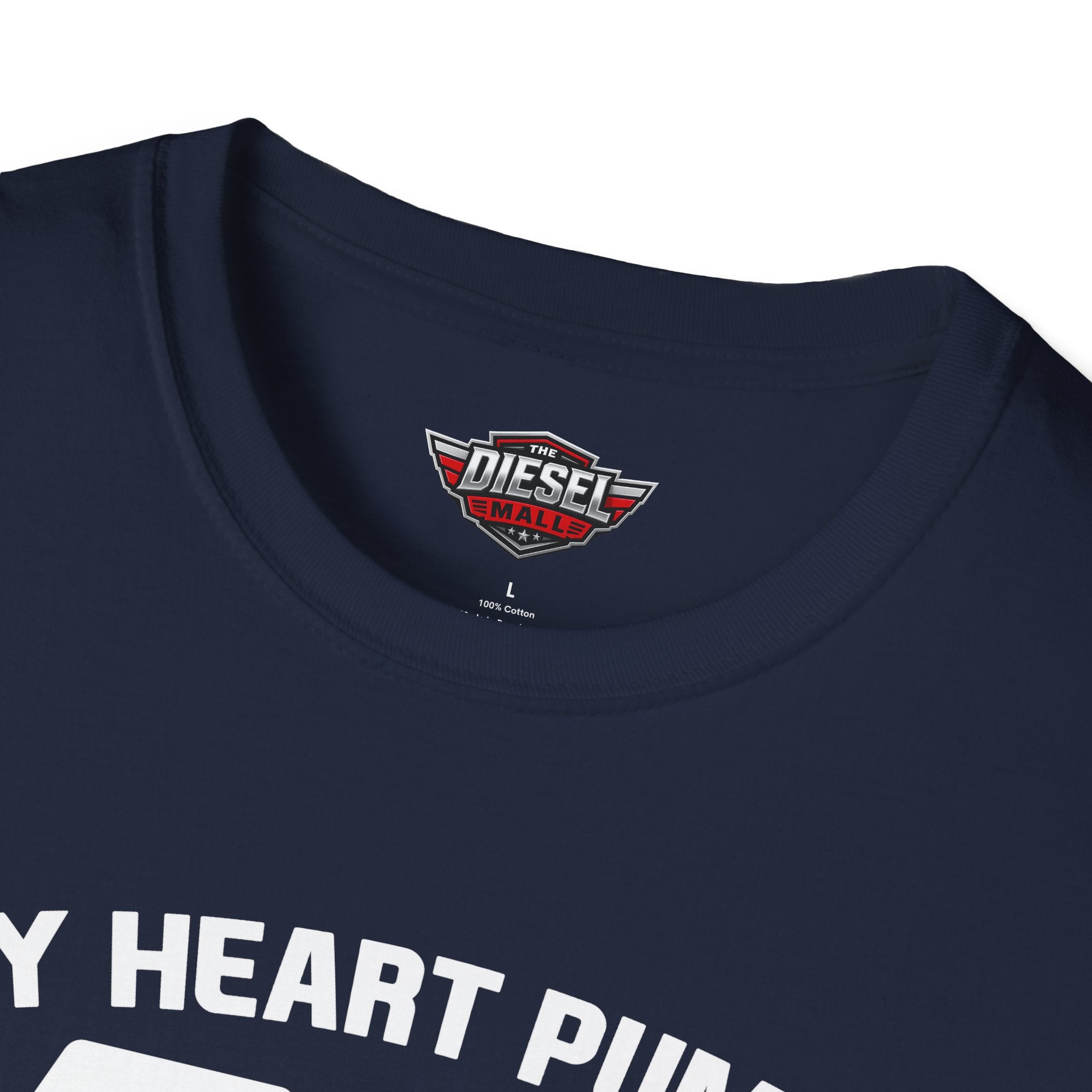 40 Octane T-Shirt — 'My Heart Pumps 40 Octane' Birthday Tee for Car Lovers