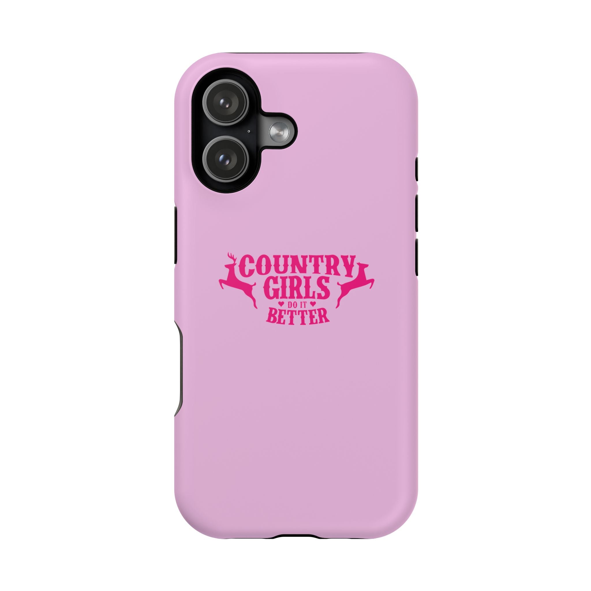 Country Girls Do It Better Pink Impact-Resistant Phone Case