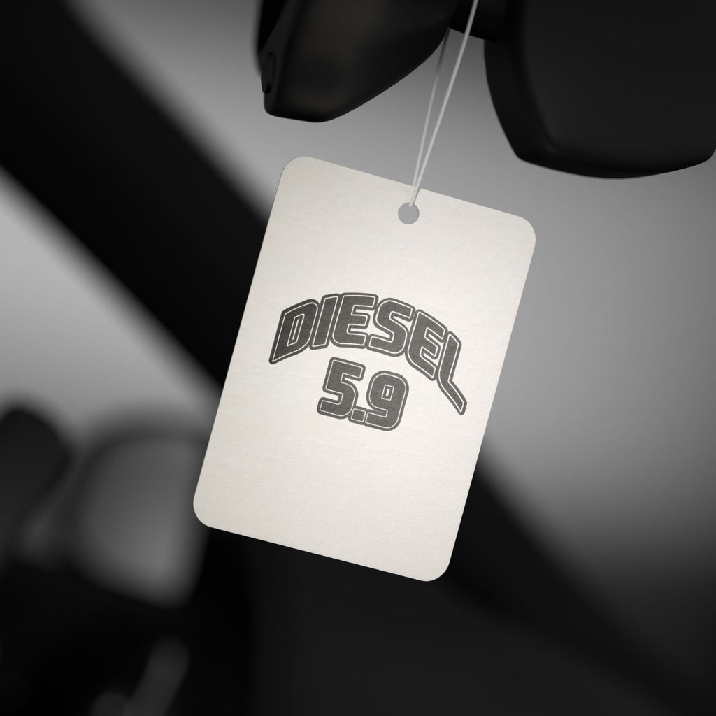Diesel 50 Car Air Freshener — Vintage Racing Logo Scent Tag