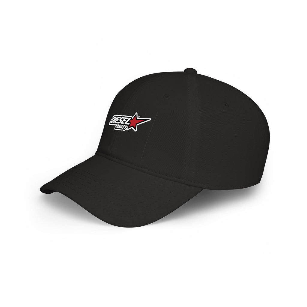 Diesel Army Low Profile Baseball Cap — Embroidered Red Star Logo