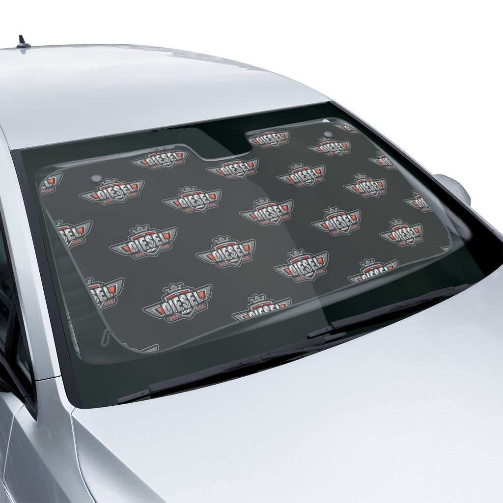 Diesel Logo Car Sun Shade – Front Windshield Heat Blocker