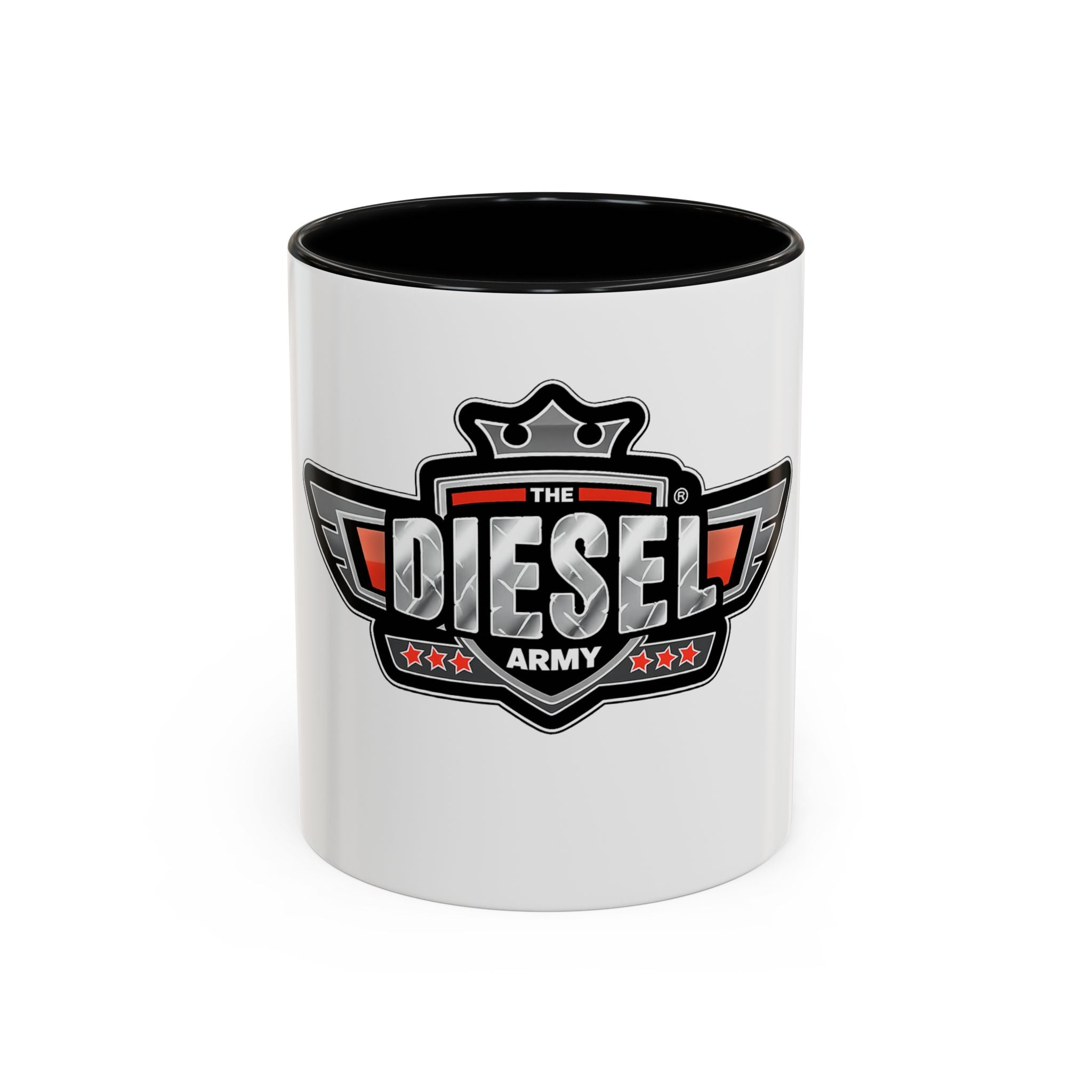Diesel Army Accent Coffee Mug – 'The Diesel Army' Logo 11/15oz
