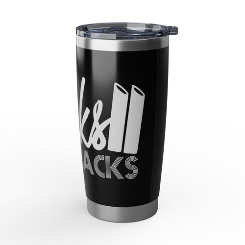 20oz Stainless Tumbler - 'Sticks Get Racked' Black Travel Mug