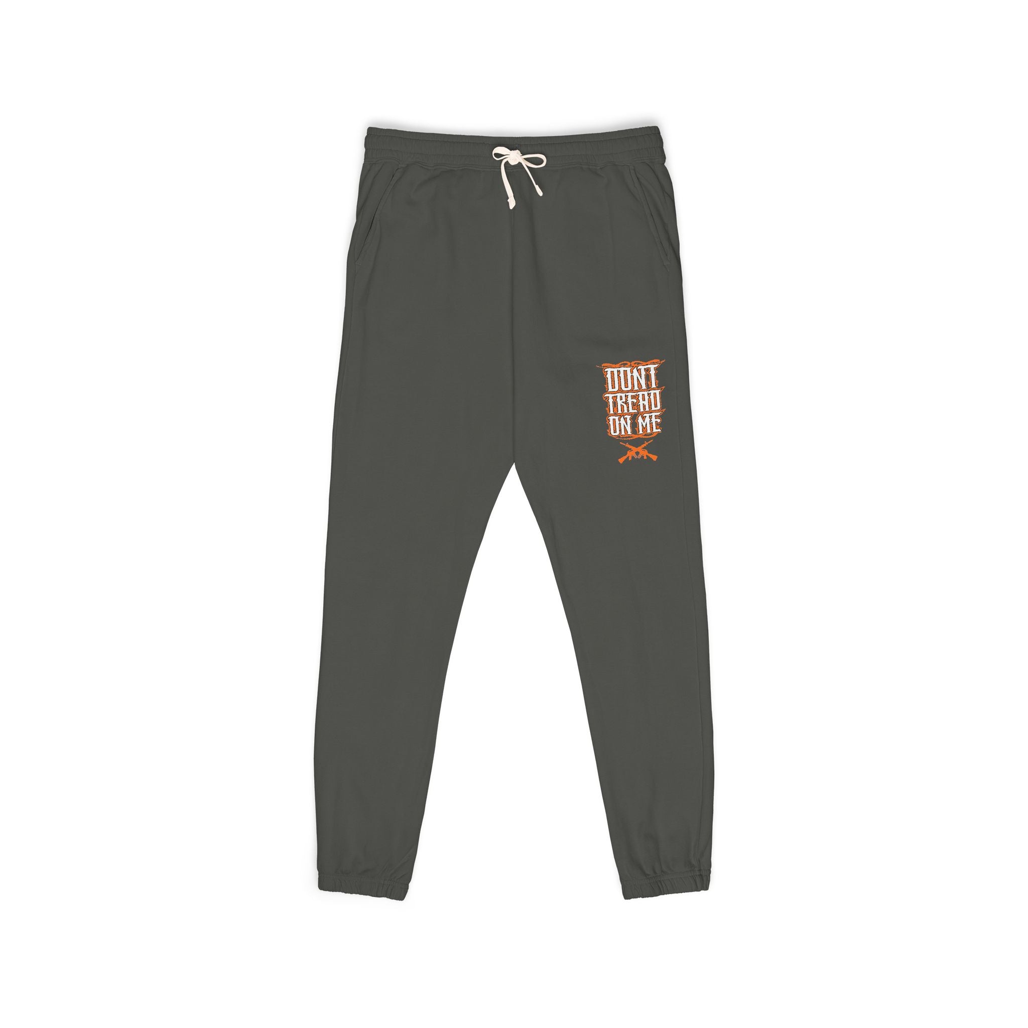 Fleece Sweatpants — 'Don't Be A Jerk' Pocket Graphic Joggers