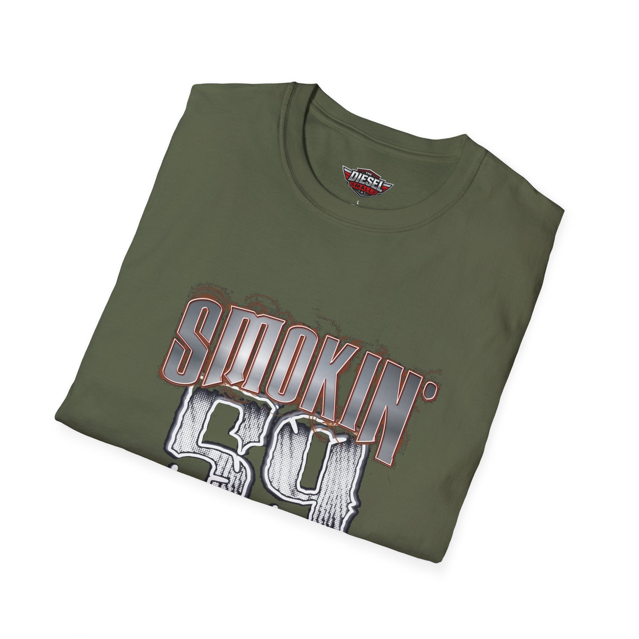 Smokin' 5.9 T-Shirt — Retro Diesel Truck Engine Graphic Tee