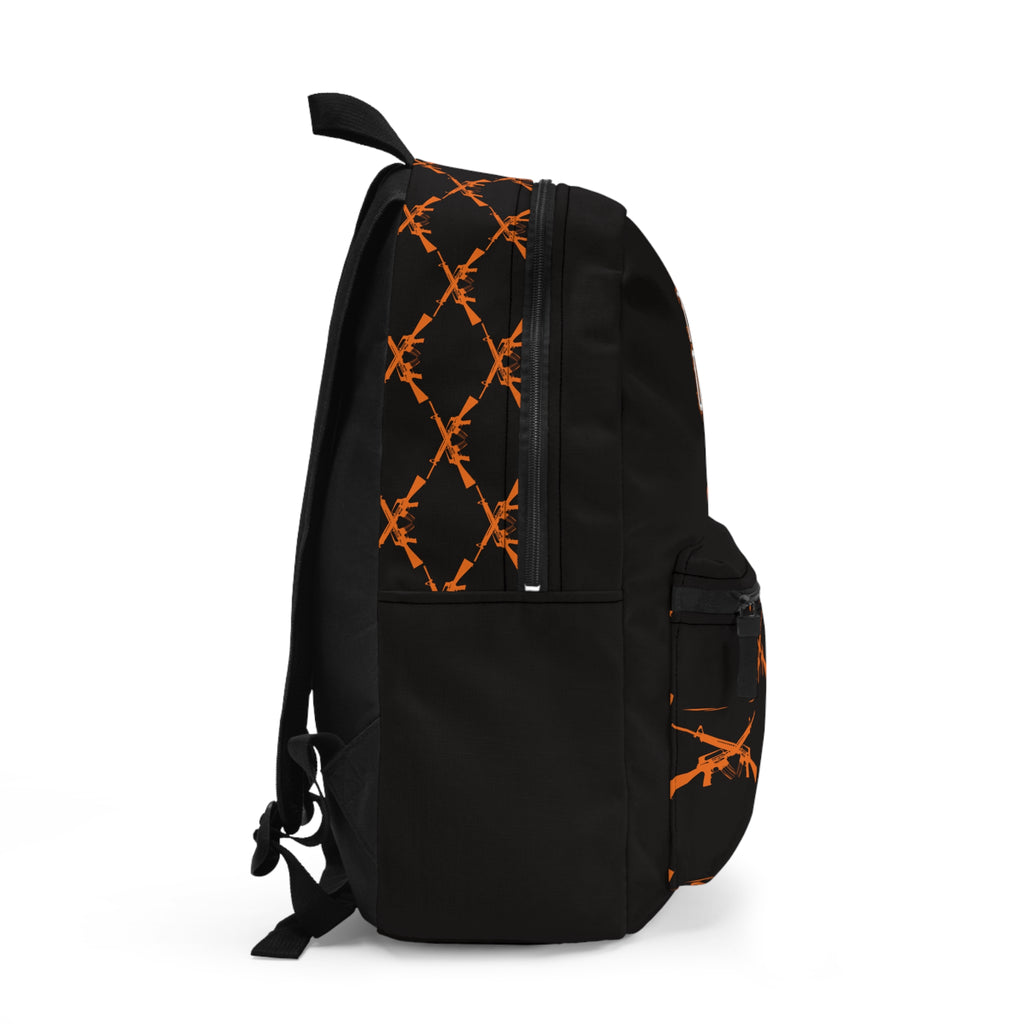 Don't Tread On Me Backpack — Patriotic Tactical Backpack with Crossed Rifles Design