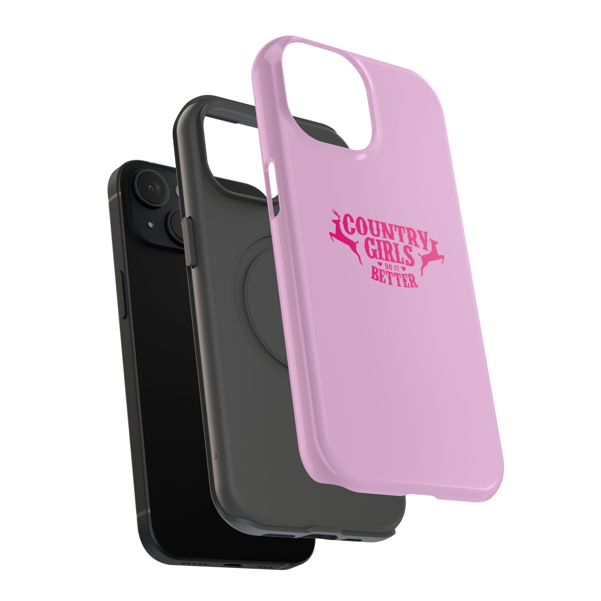 Country Girls Do It Better Pink Impact-Resistant Phone Case