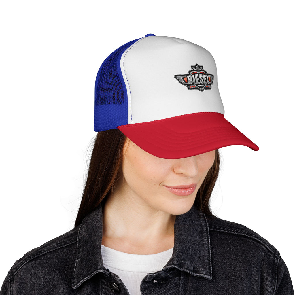 Diesel Badge Trucker Cap – Vintage Automotive Logo Snapback