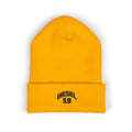 Diesel 59 Embroidered Cuffed Beanie — Classic Knit Winter Hat