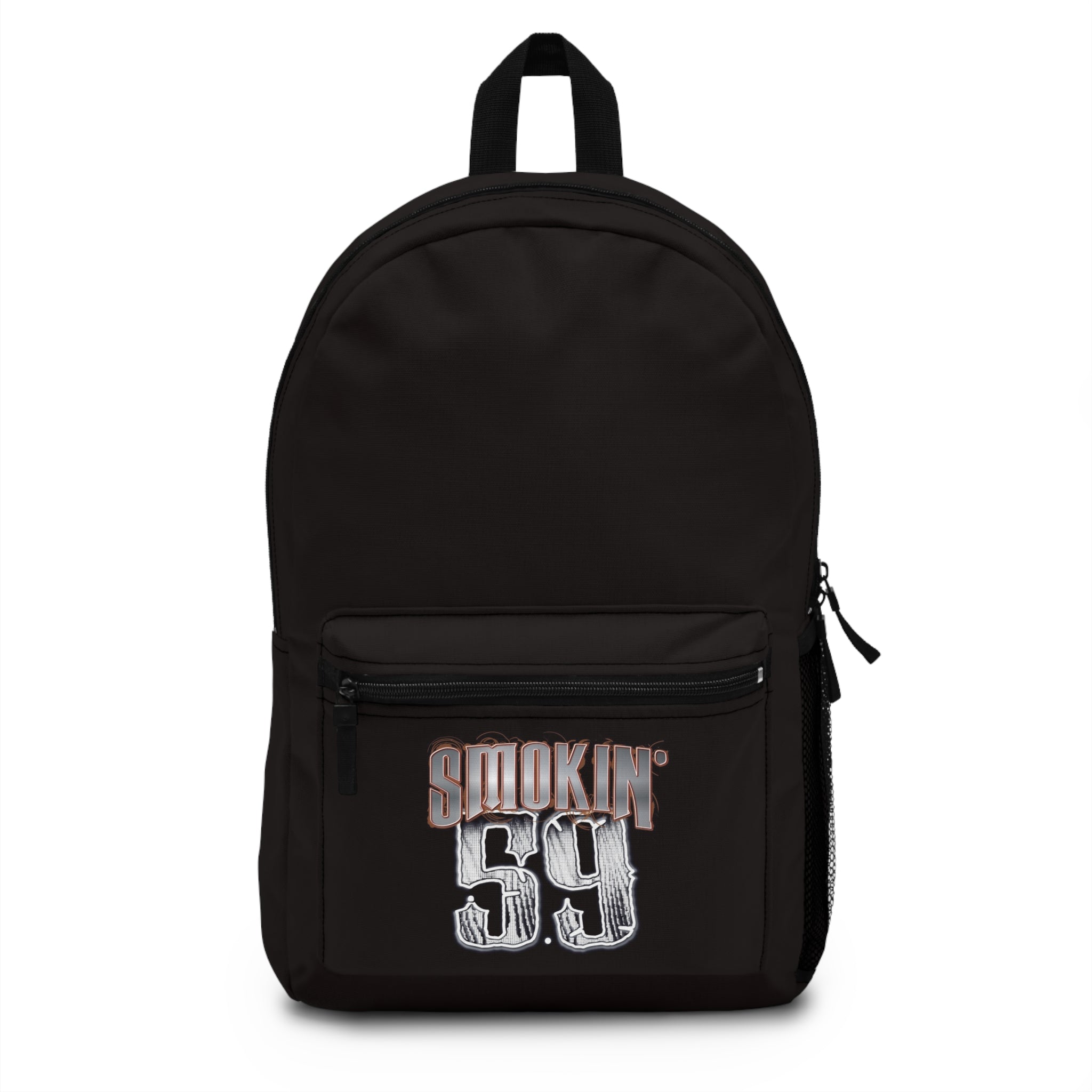Smokin' 59 Vintage Racing Backpack — Retro Moto Number Graphic Bag