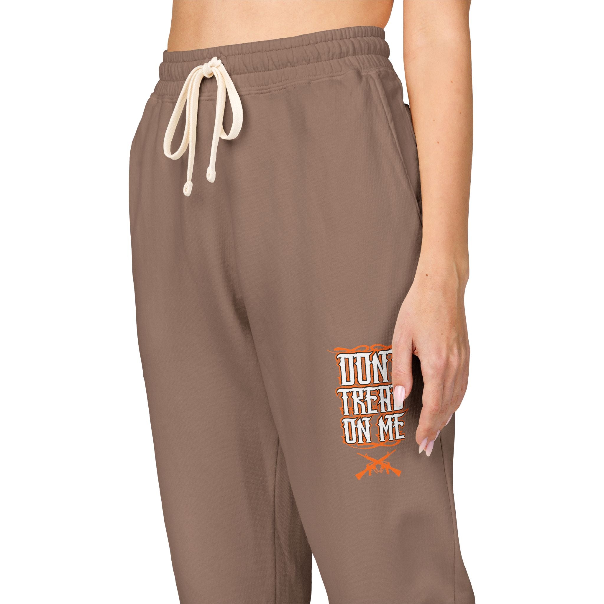 Fleece Sweatpants — 'Don't Be A Jerk' Pocket Graphic Joggers