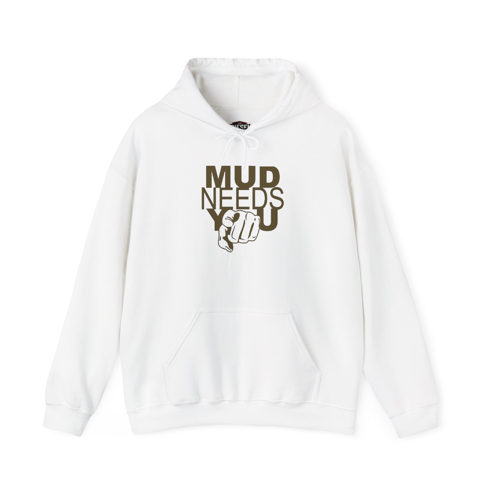 Mud Needs You Hoodie — Funny Gardening / Pottery Crewneck for Gardeners & Makers