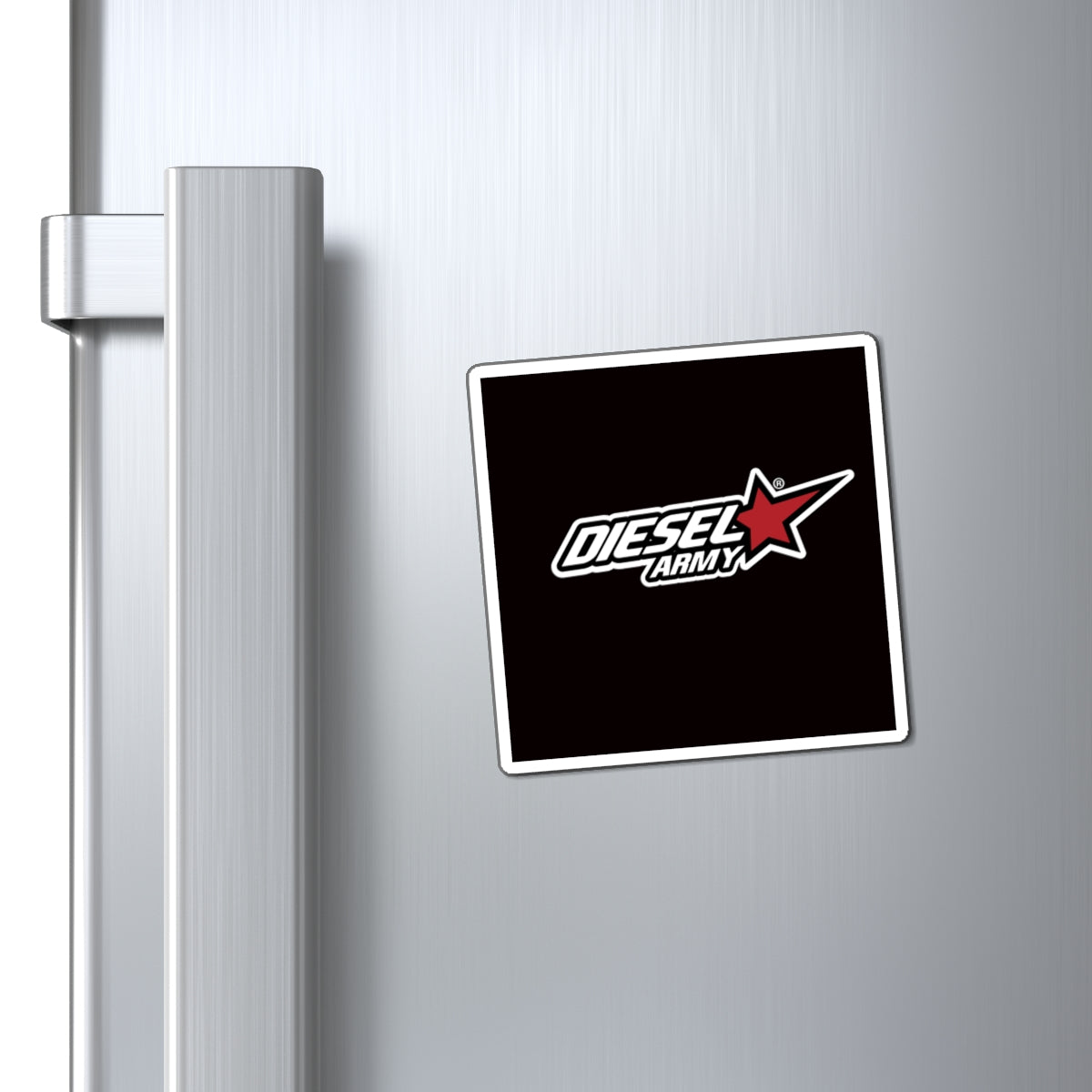 Diesel Army Logo Magnet – Red Star Automotive Fan Sticker