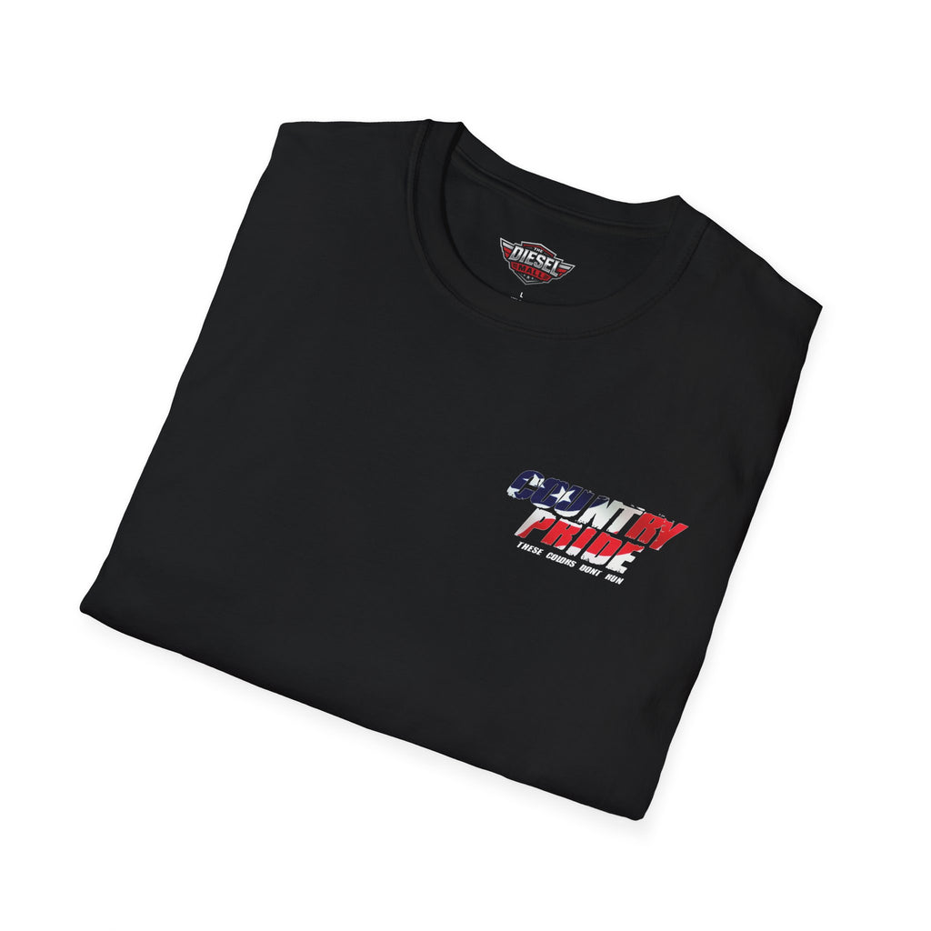 Patriotic Country Pride T-Shirt — American Flag 'Country Pride' Graphic