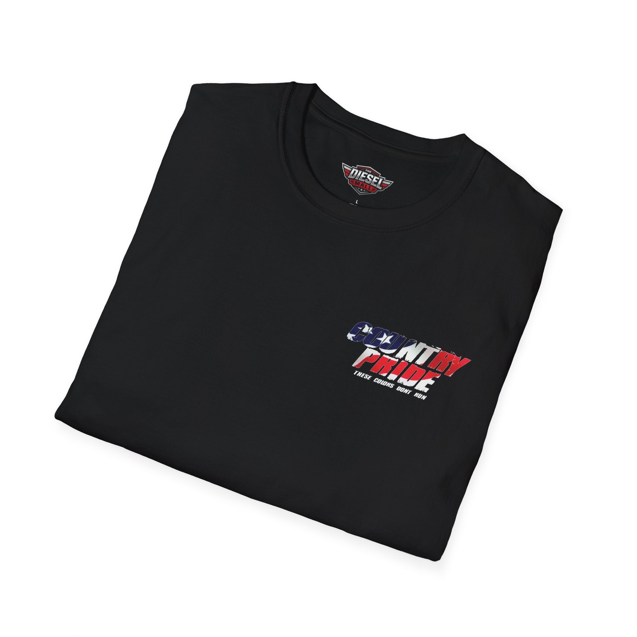 Patriotic Country Pride T-Shirt — American Flag 'Country Pride' Graphic