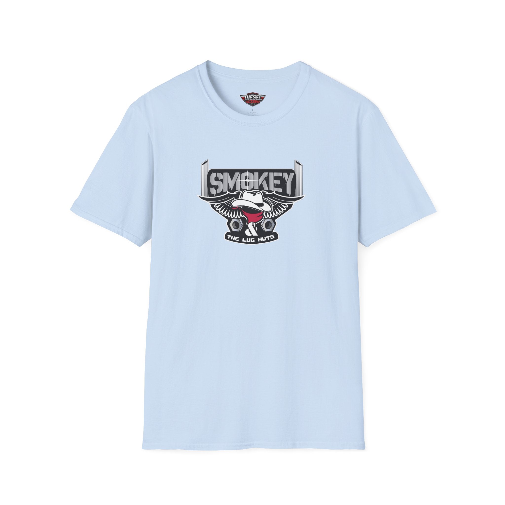 Smokey Motorcycle Eagle T-Shirt — Retro Biker Emblem Tee