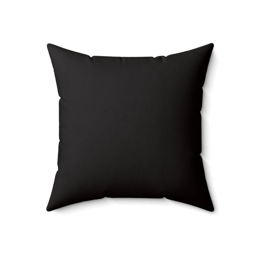 Diesel Army Crest Throw Pillow — Black Spun Polyester Accent Cushion