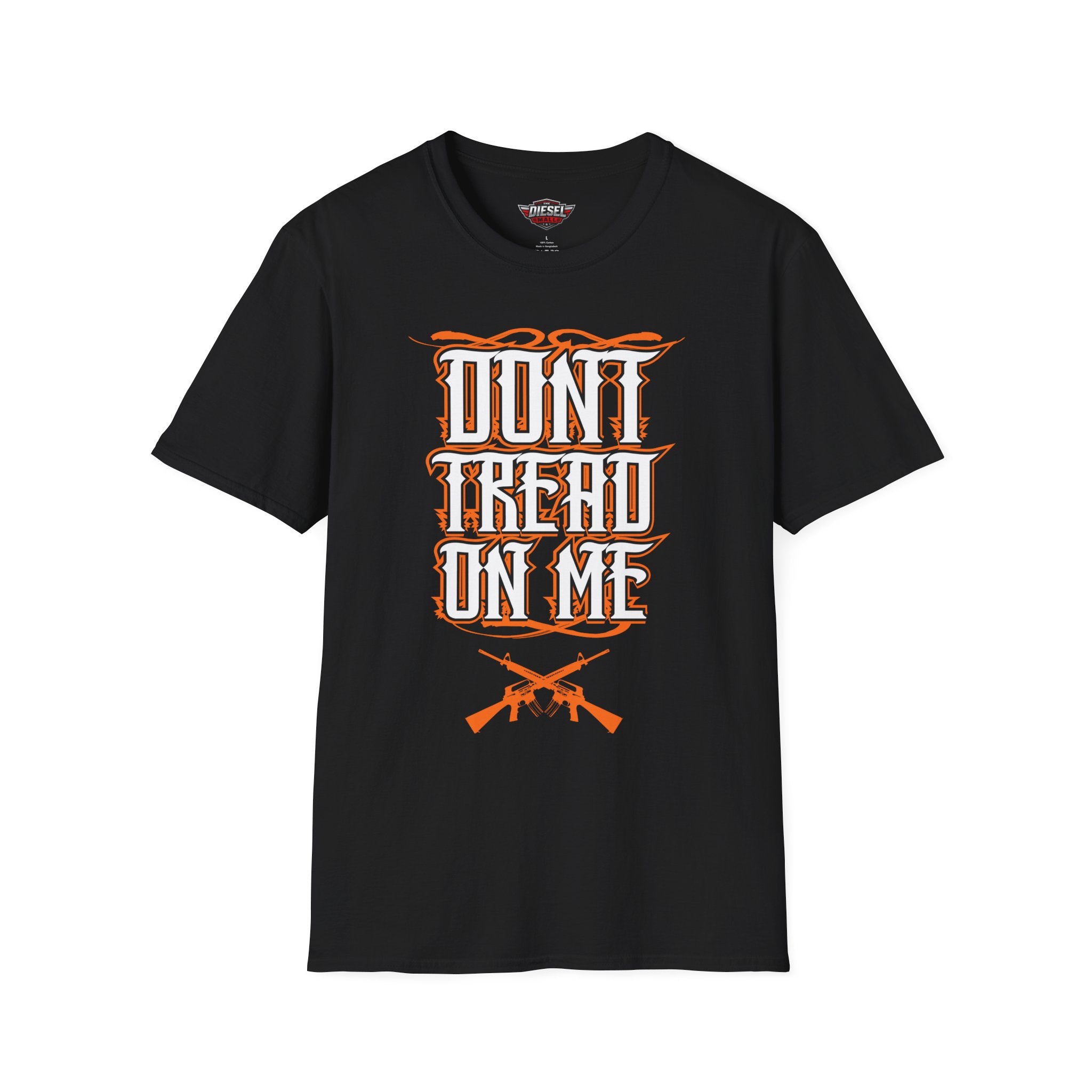 Don't Tread On Me T-Shirt — Patriotic Rifle Graphic Tee
