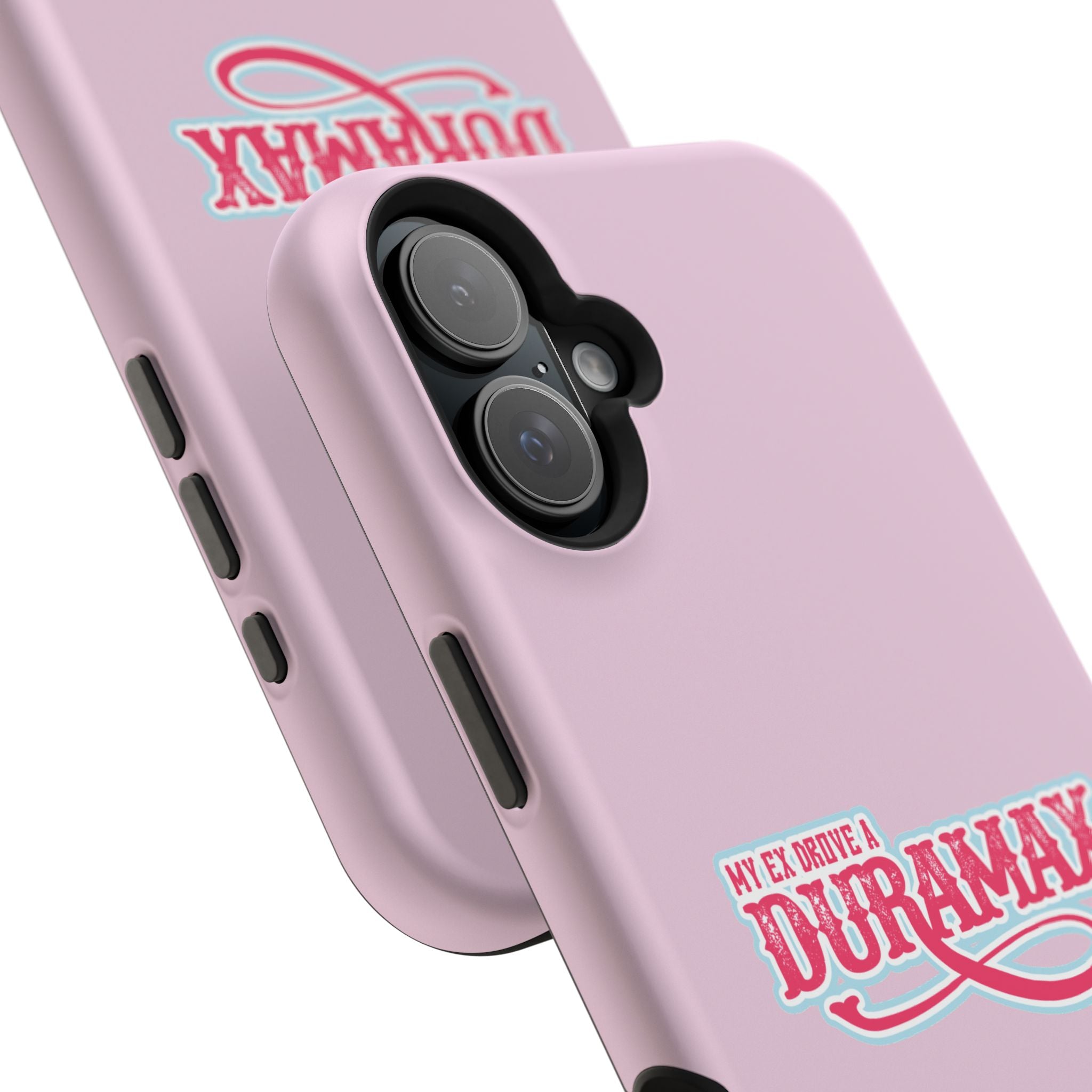 Duramax Phone Case — Impact-Resistant Pink Protective Case with “My Ex Drove a Duramax” Graphic