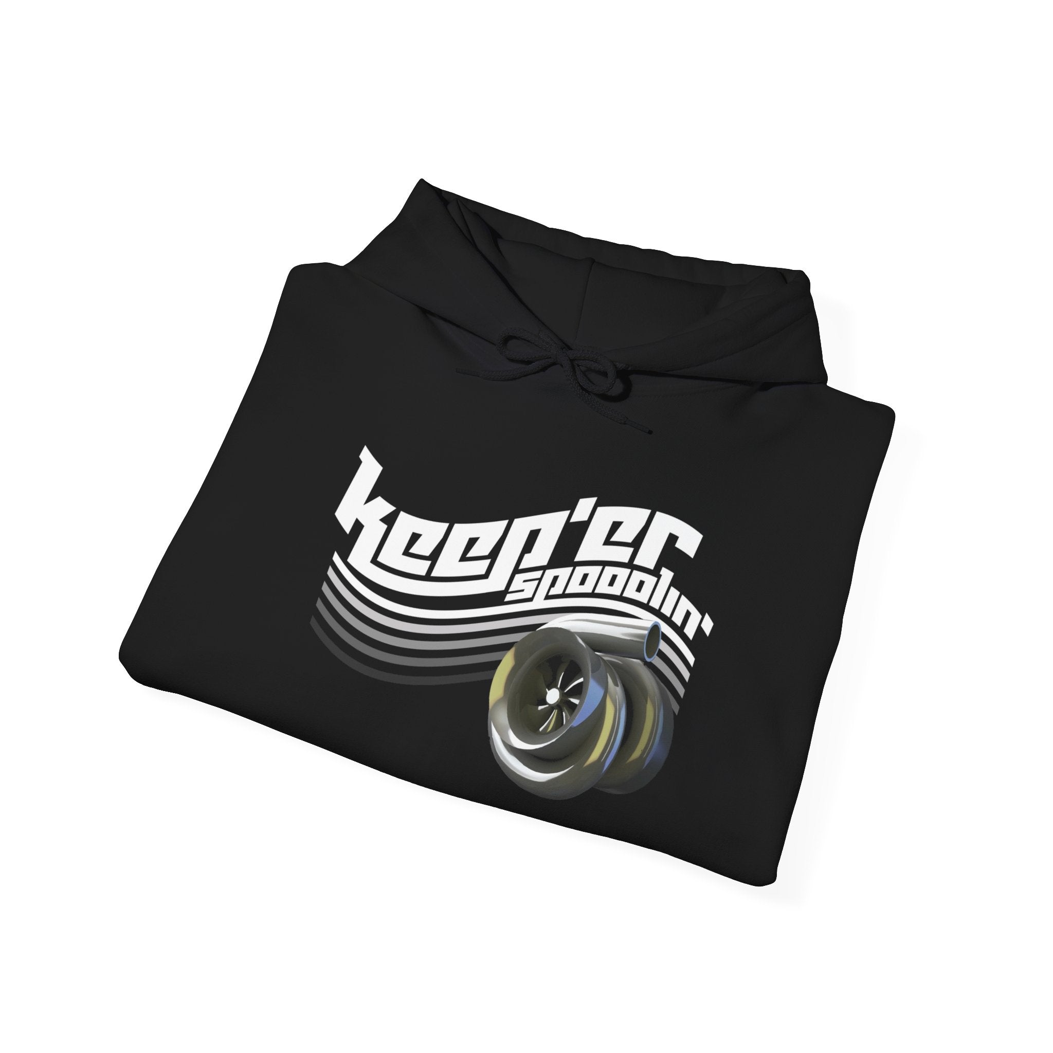 Keeper Automotive Hoodie — "Keeper Goodoline" Lens & Racing Stripe Design