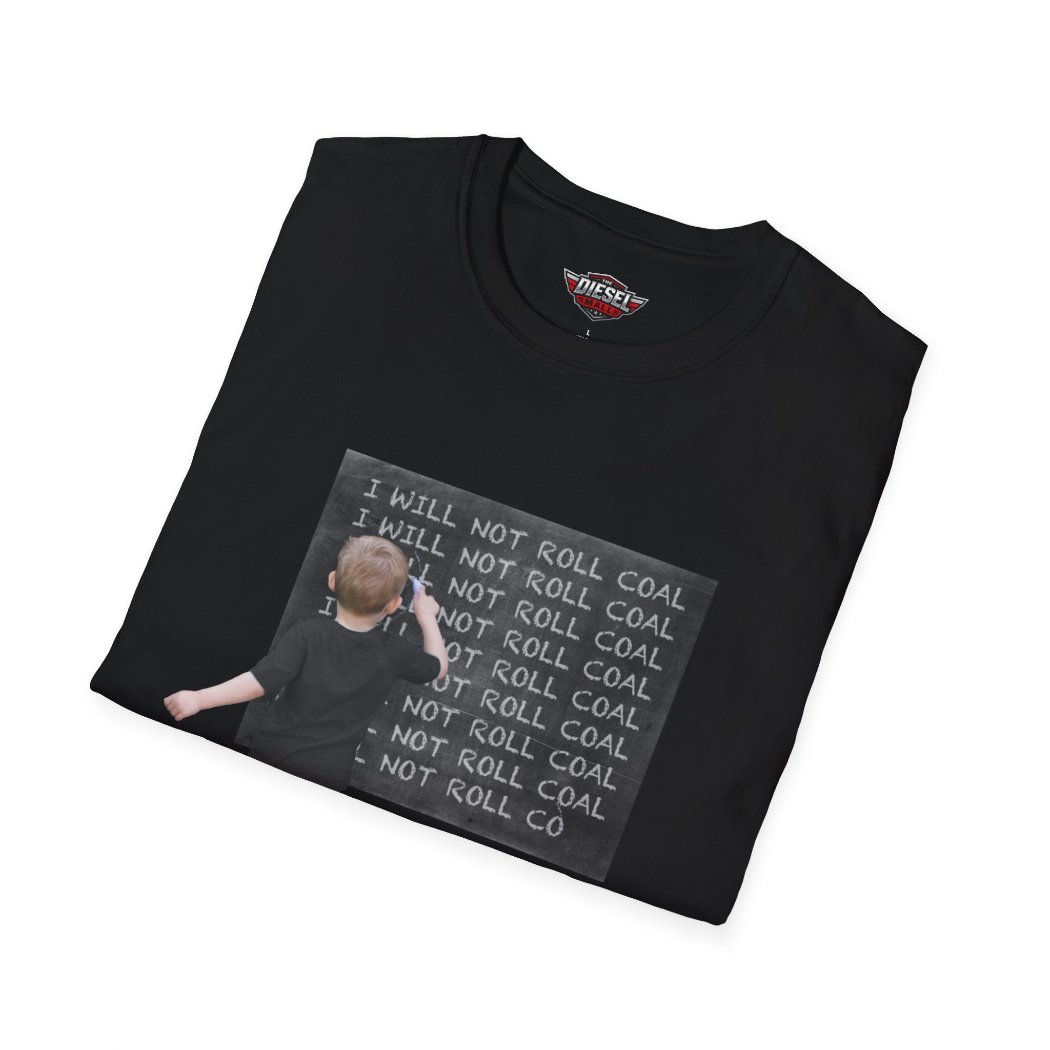 Chalkboard Kid 'I Will Not Roll Coal' T-Shirt