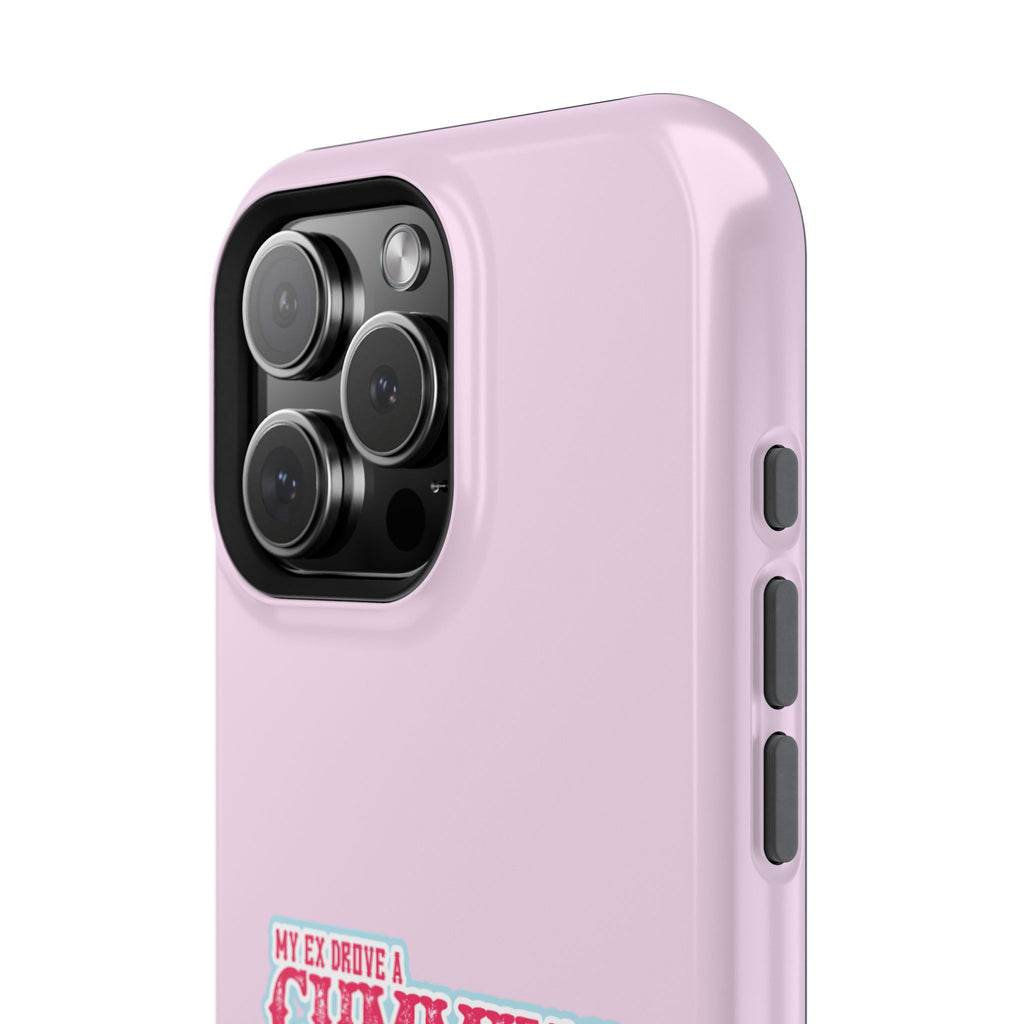 Impact-Resistant Phone Case — "My Ex Drove a Cummins" Pink Protective Cover