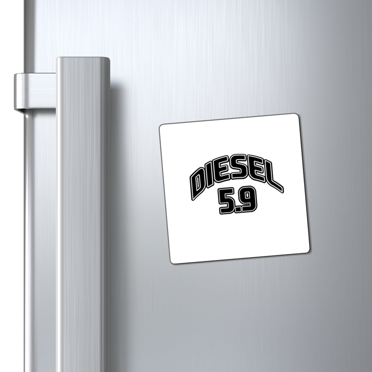 Diesel 5.9 Magnet — Truck Engine Fan Refrigerator Decal
