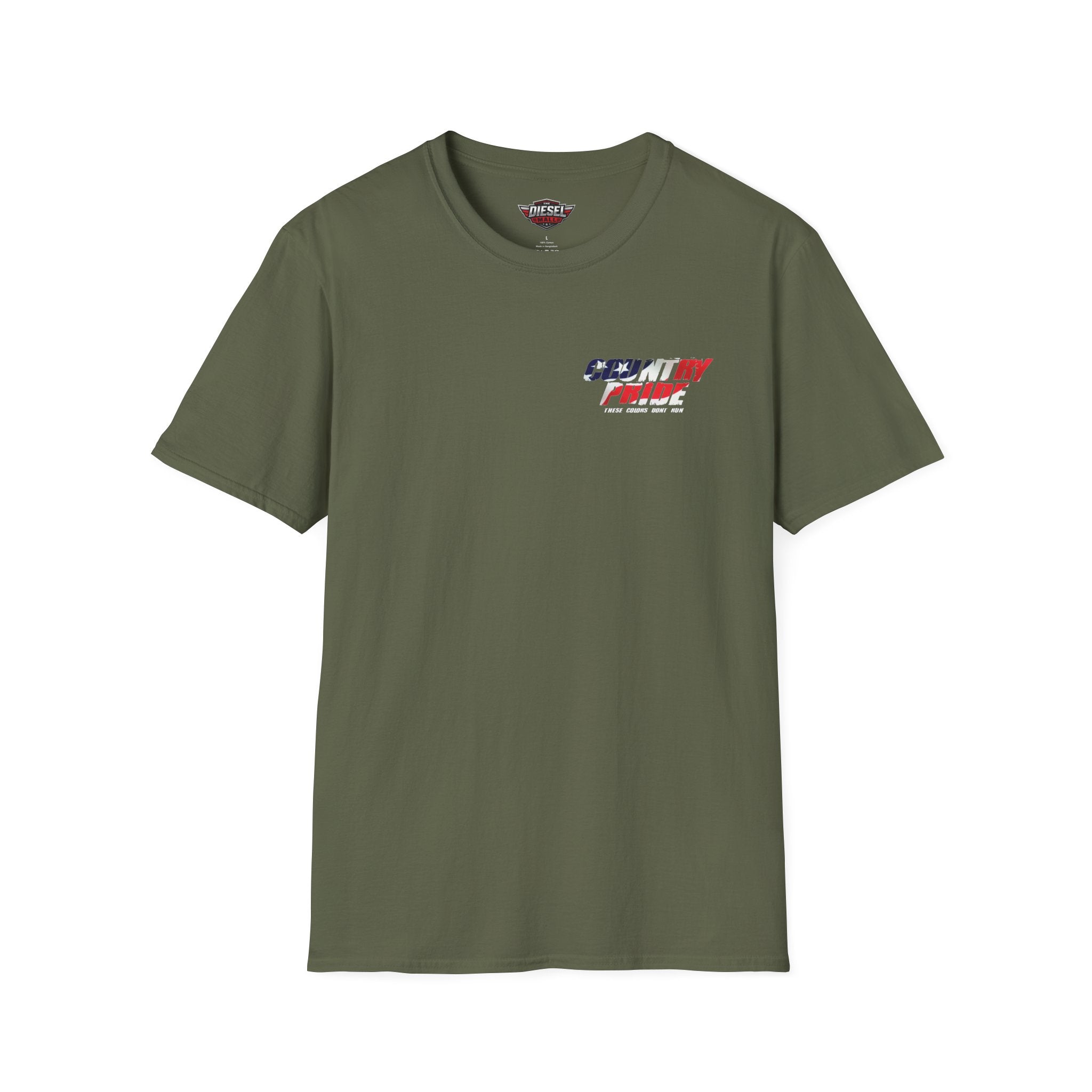 Patriotic Country Pride T-Shirt — American Flag 'Country Pride' Graphic