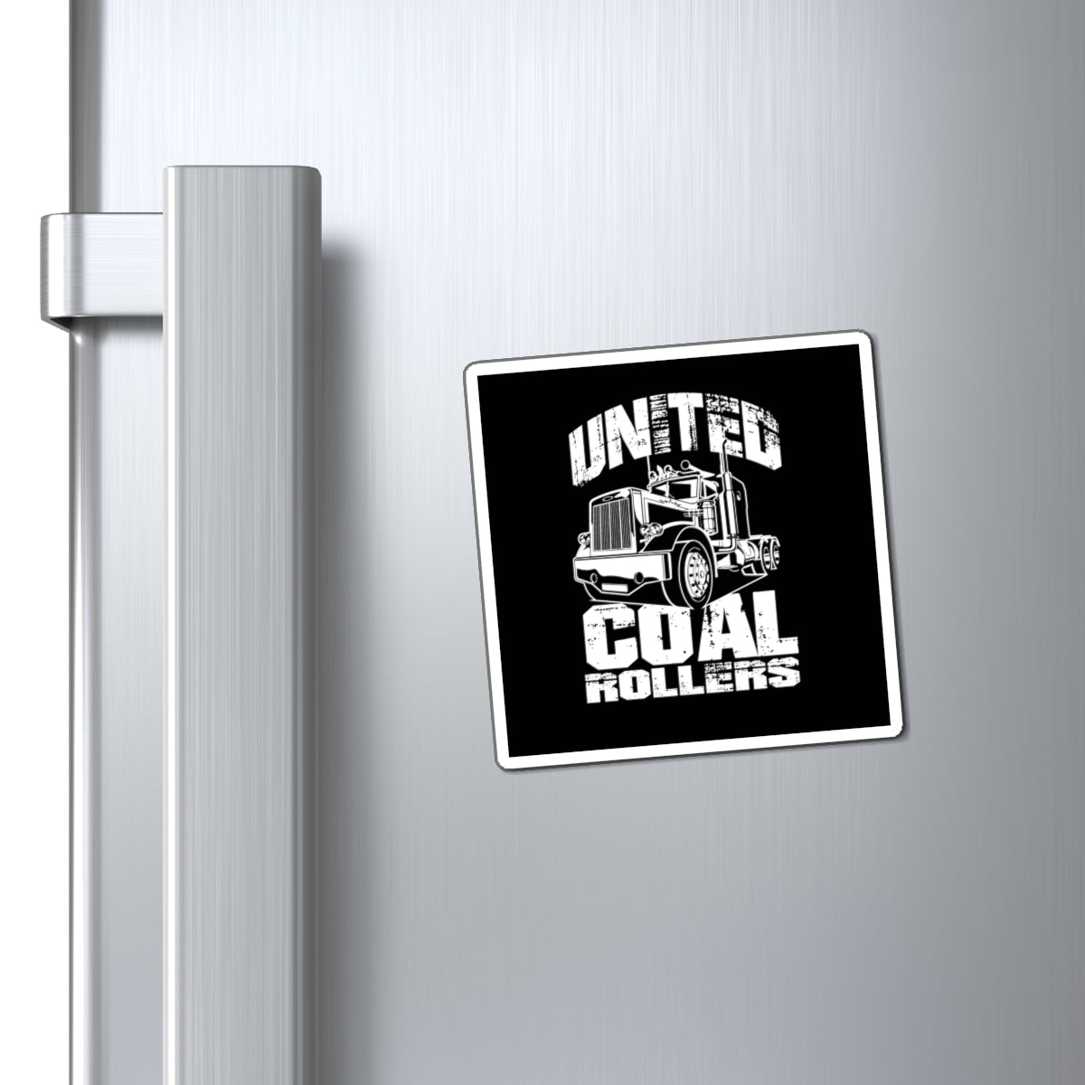 United Coal Rollers Truck Magnet — Truck Refrigerator Decal