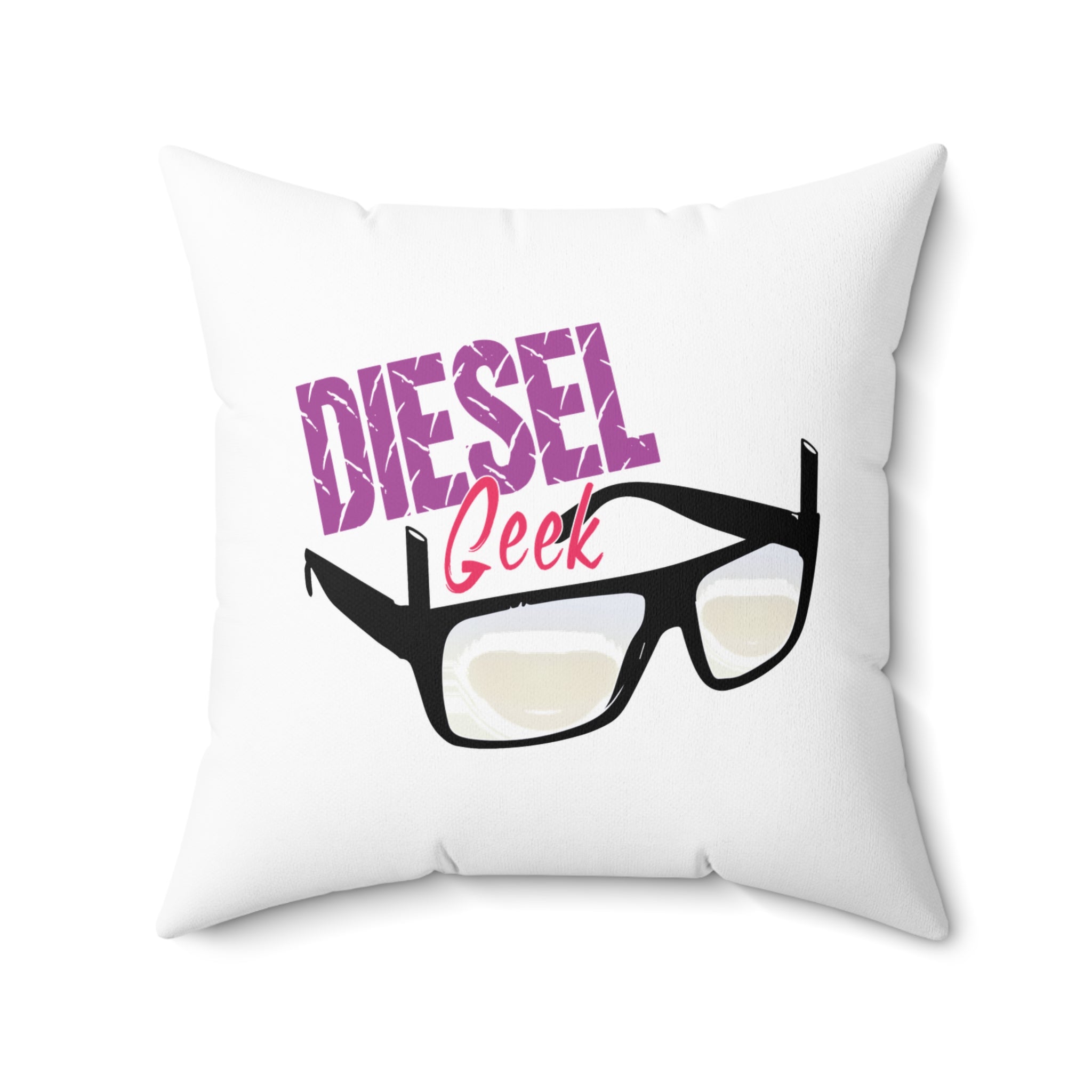 Diesel Geek Pillow — Decorative Throw Pillow