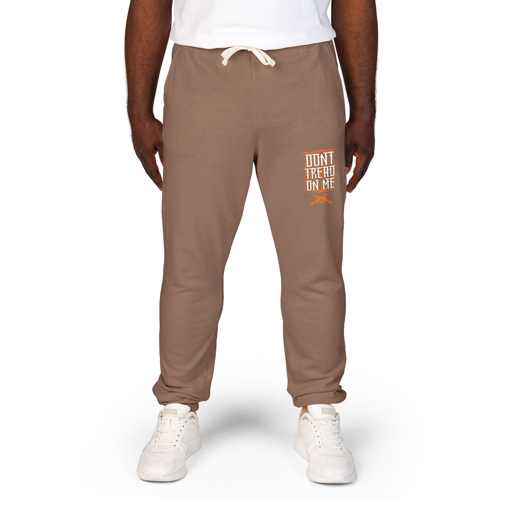 Fleece Sweatpants — 'Don't Be A Jerk' Pocket Graphic Joggers