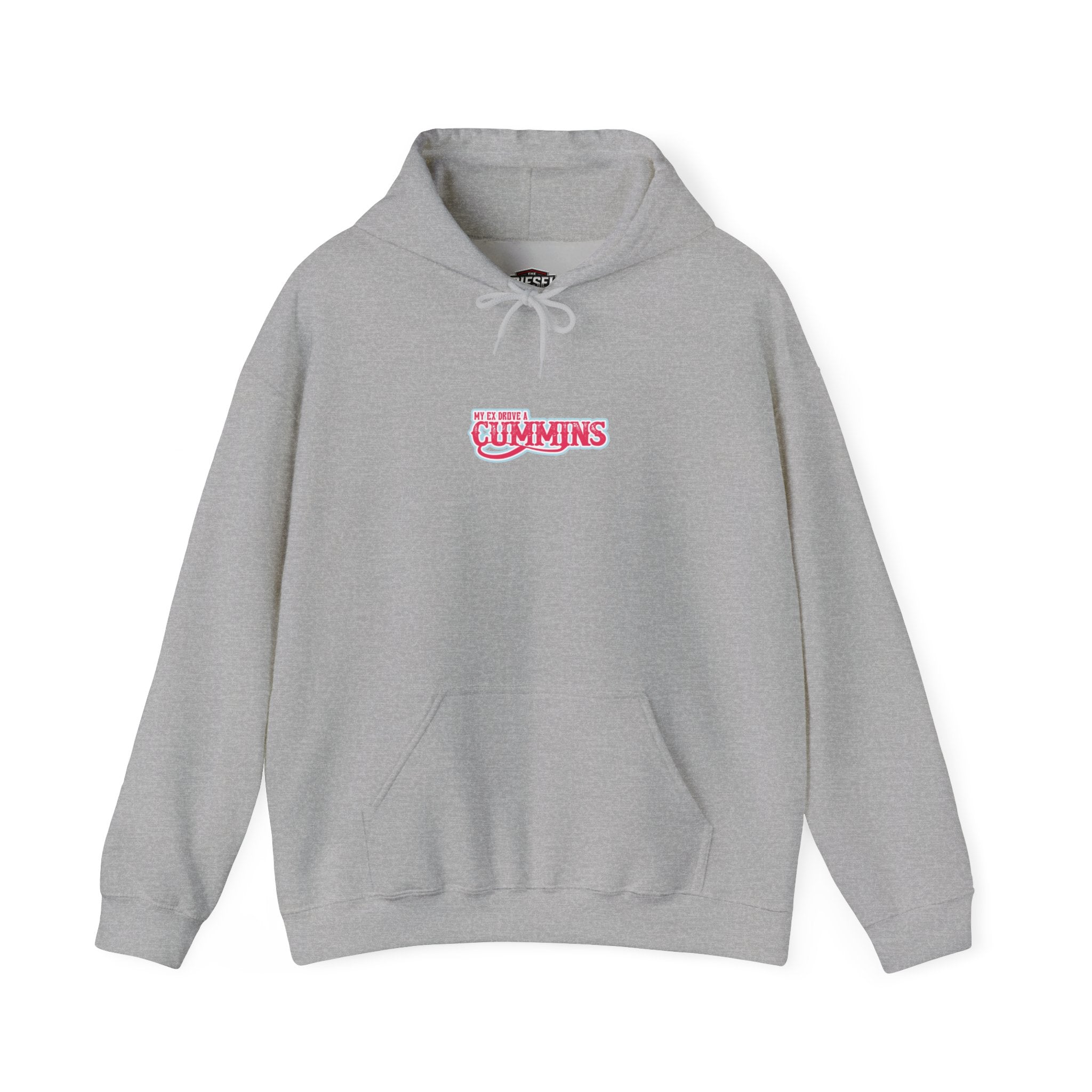 Cummins Pink Logo Hoodie - Retro Auto Mechanic Pullover